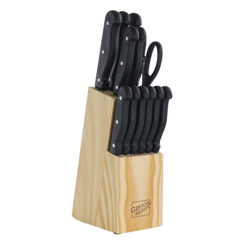 Gibson Home Wildcraft 10- Piece Stainless Steel Knife Set with