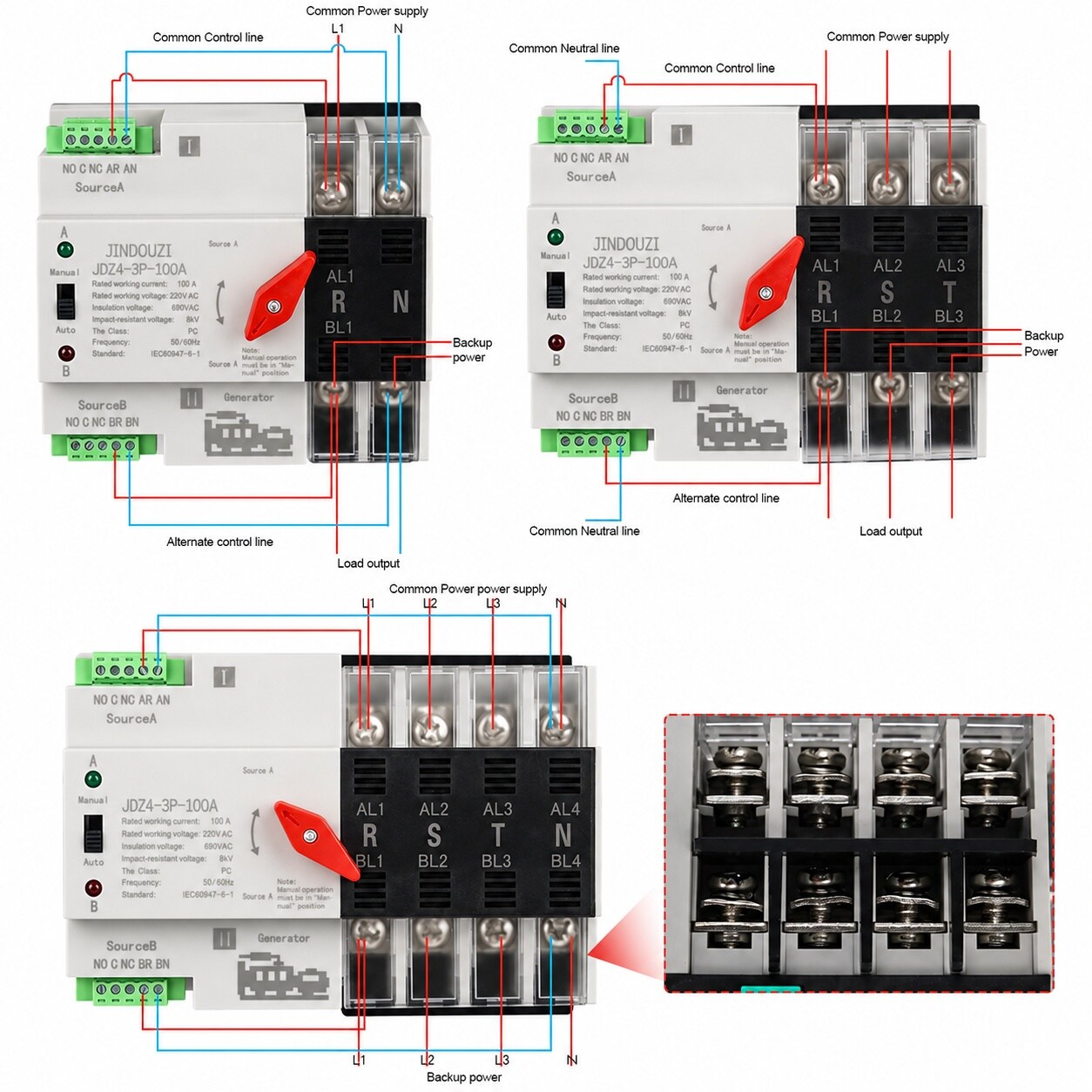Misopily LMS0603M065 Transfer-Switch-Kit - View #7