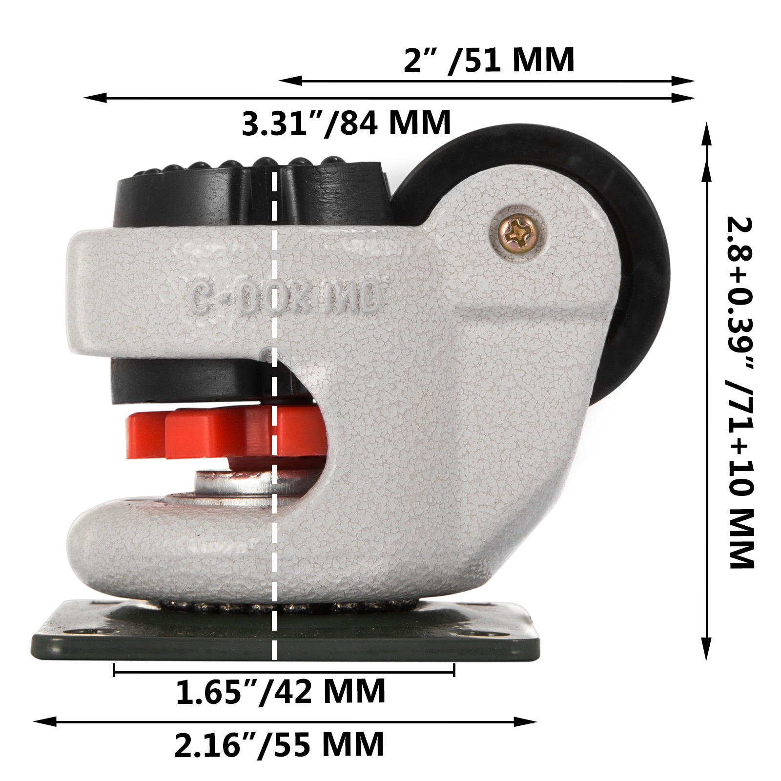 VEVOR JLSPTJFML4PCS40F1V0 casters - View #6