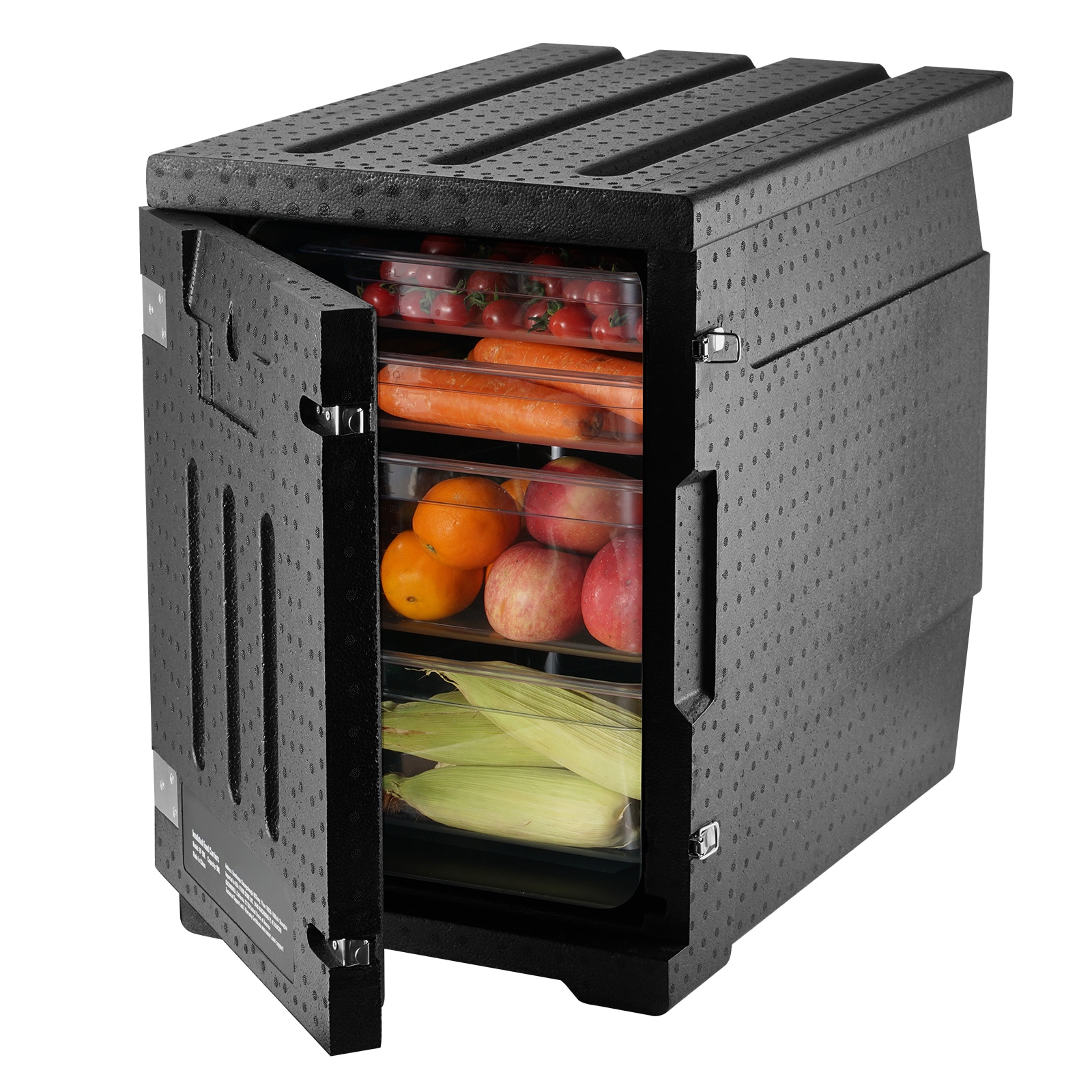 VEVOR SCSPBWXHSEPP00677V0 82 Qt Insulated Food Pan Carrier Quart Steel Reusable Food storage container