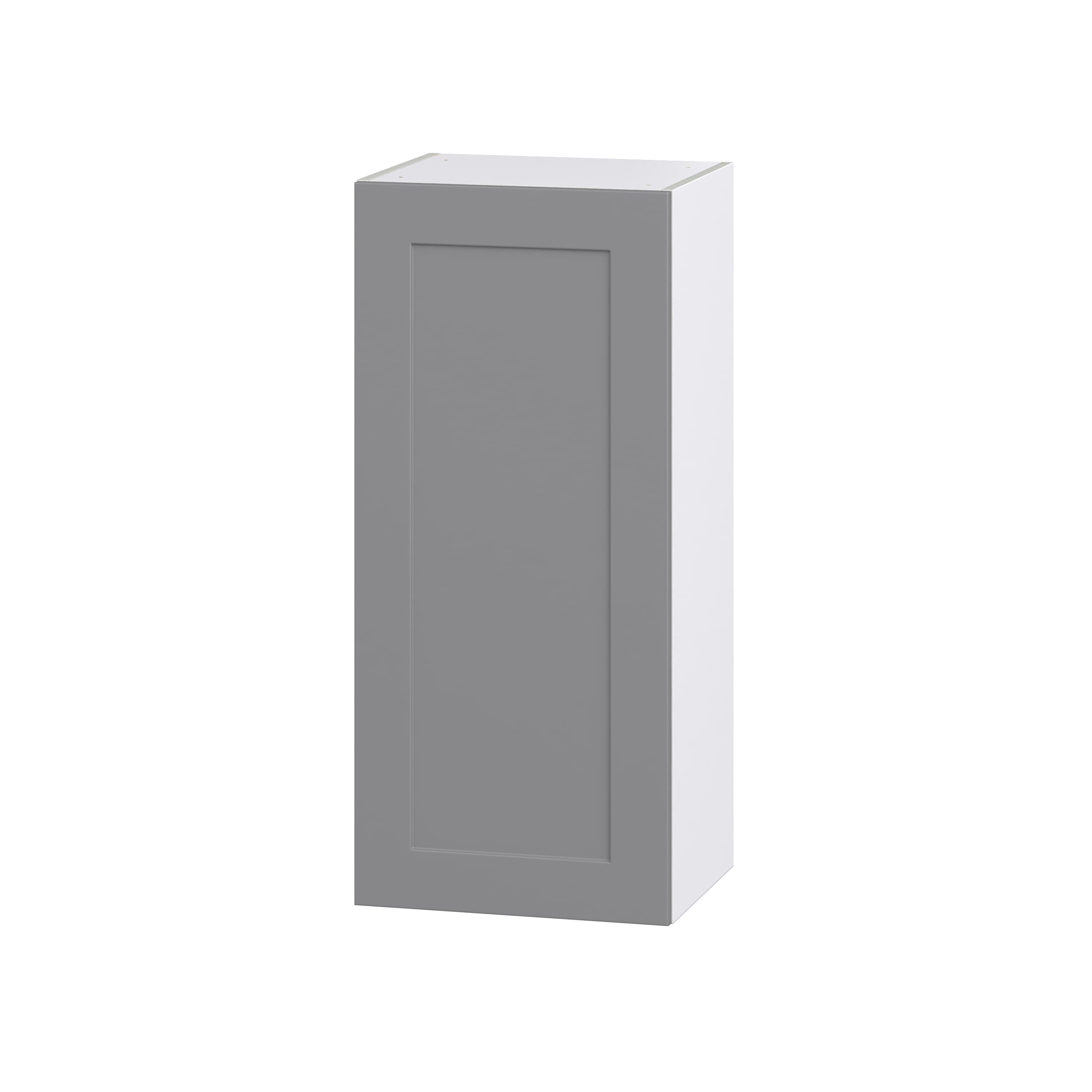 Hugo&Borg DSW1840(L/R)-BM Beaumont 18-in W x 40-in H x 14-in D Slate Gray Wall Fully assembled Cabinet (Recessed Panel Shaker)