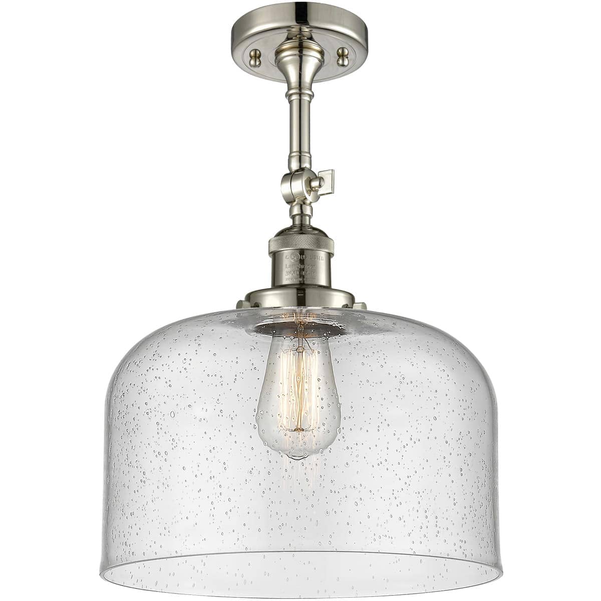 Innovations Lighting 1743063 201F-PN-G74-L Franklin Restoration X-Large Bell