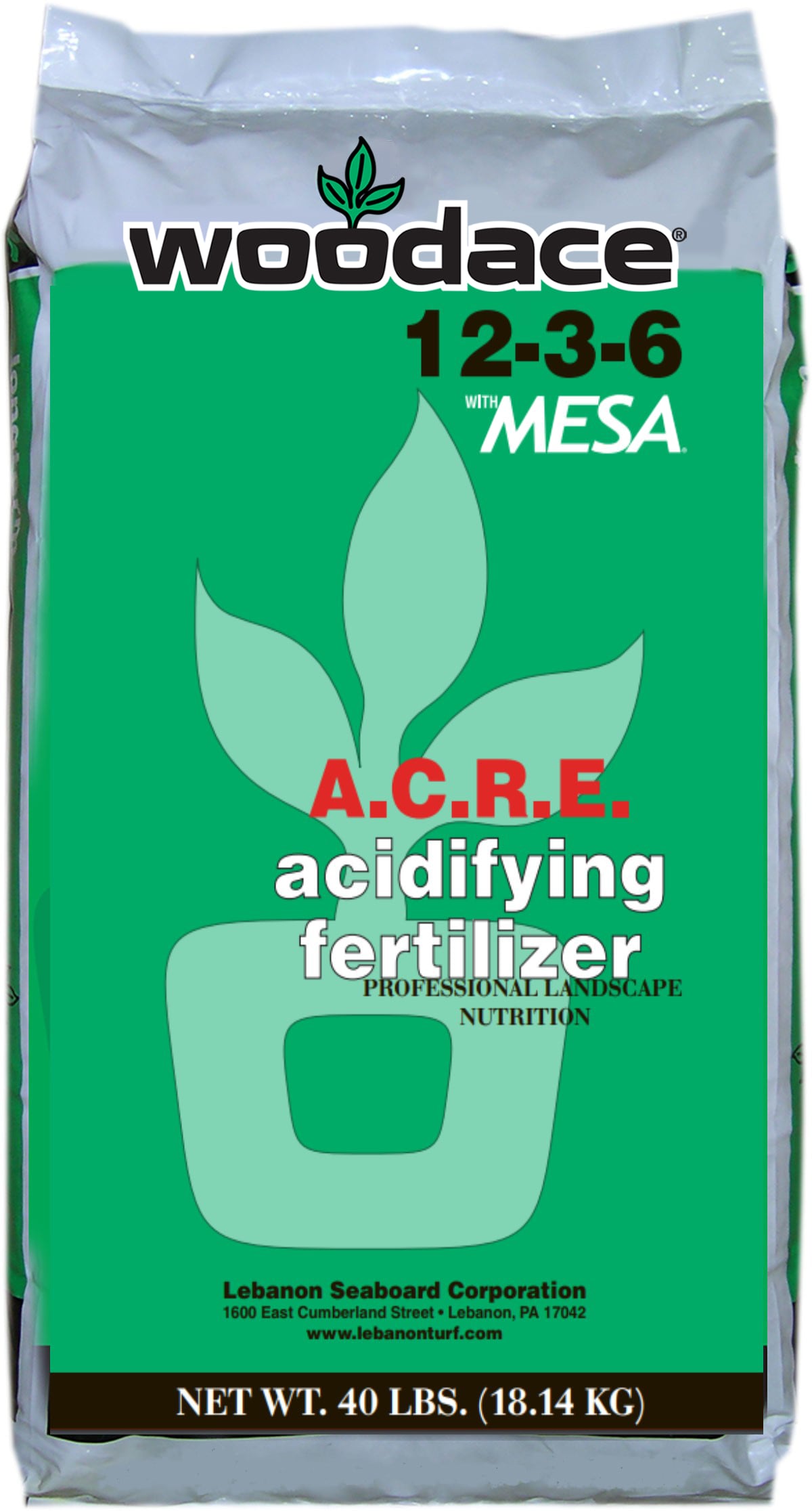 Woodace 2254072 A.C.R.E. Acidifying Fertilizer with MESA 40-lb 12-3-6 Shrub Food