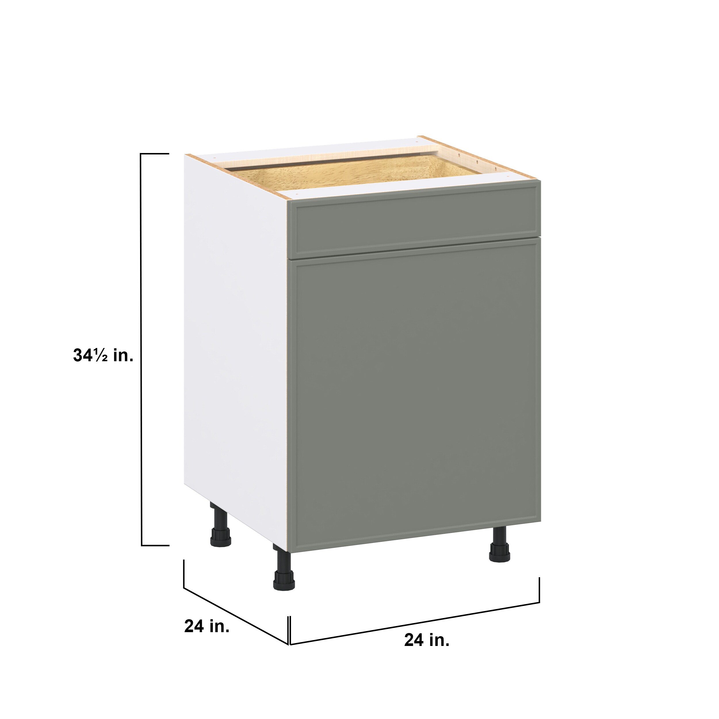 Hugo&Borg DSB24(L/R)WD-CO Cabinets-Kitchen - View #4