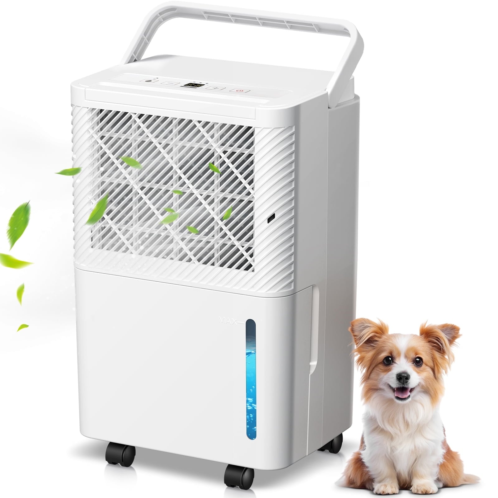 COWSAR LSDE6522 0.55-Gallon 22 -Pint 2 -Speed Dehumidifier (For Rooms 1001 - 1500 Square Feet) White