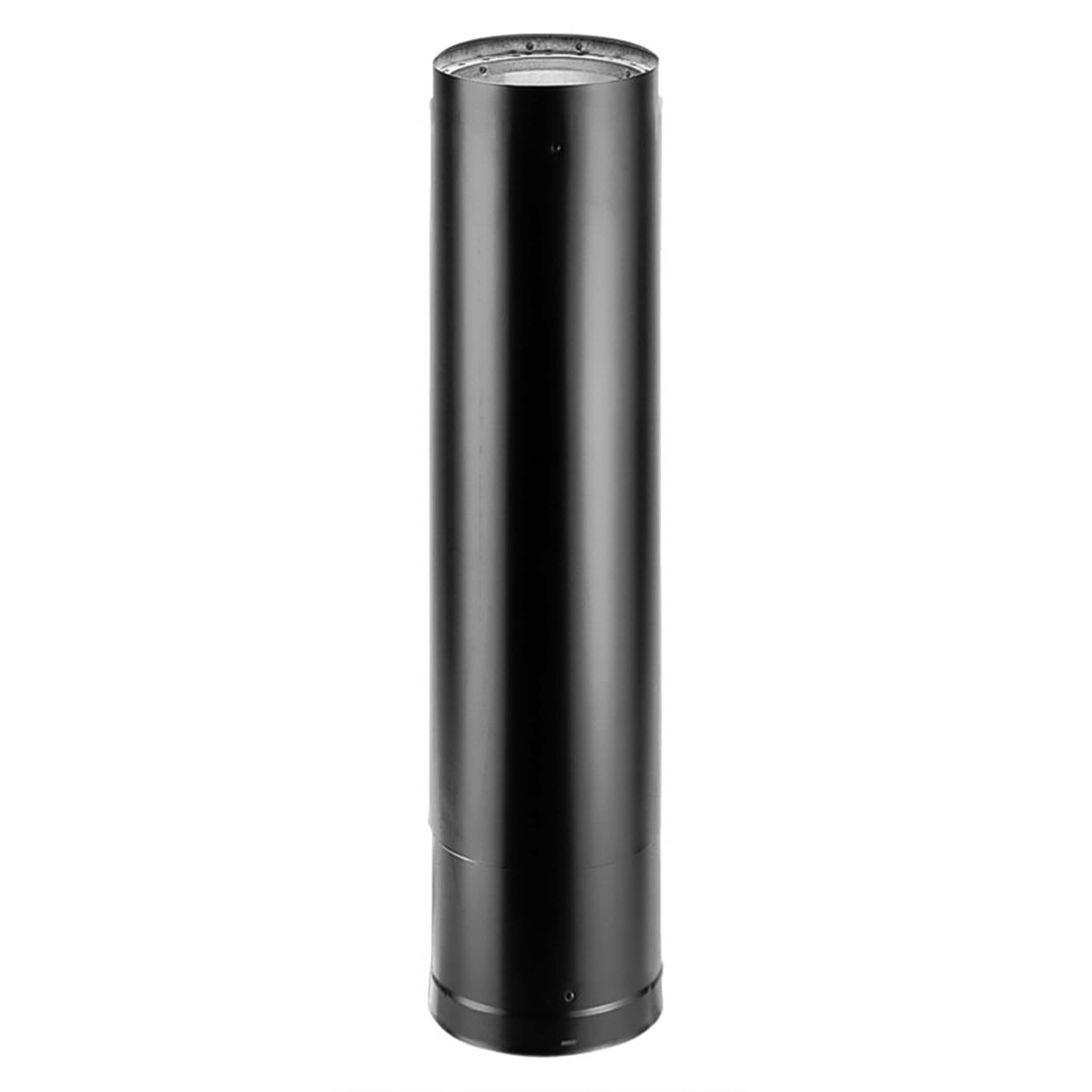 DuraVent 254830 37.75-in L x 6-in Dia Black Insulated Steel Stove Pipe