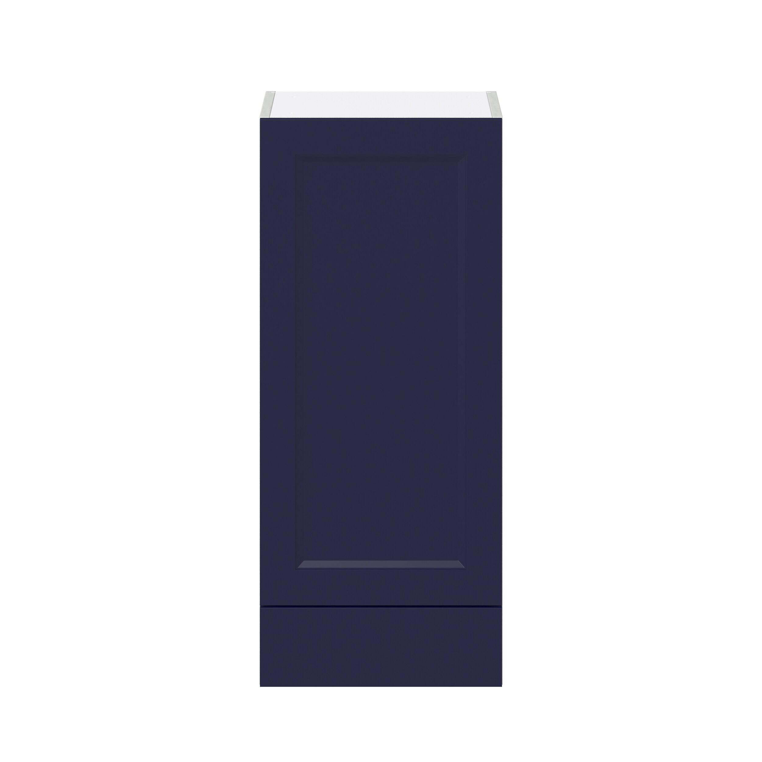 Hugo&Borg Lorette 15-in W x 35-in H x 14-in D Navy Blue 1-Drawer Wall Fully Assembled Cabinet (Recessed Panel Shaker Style)