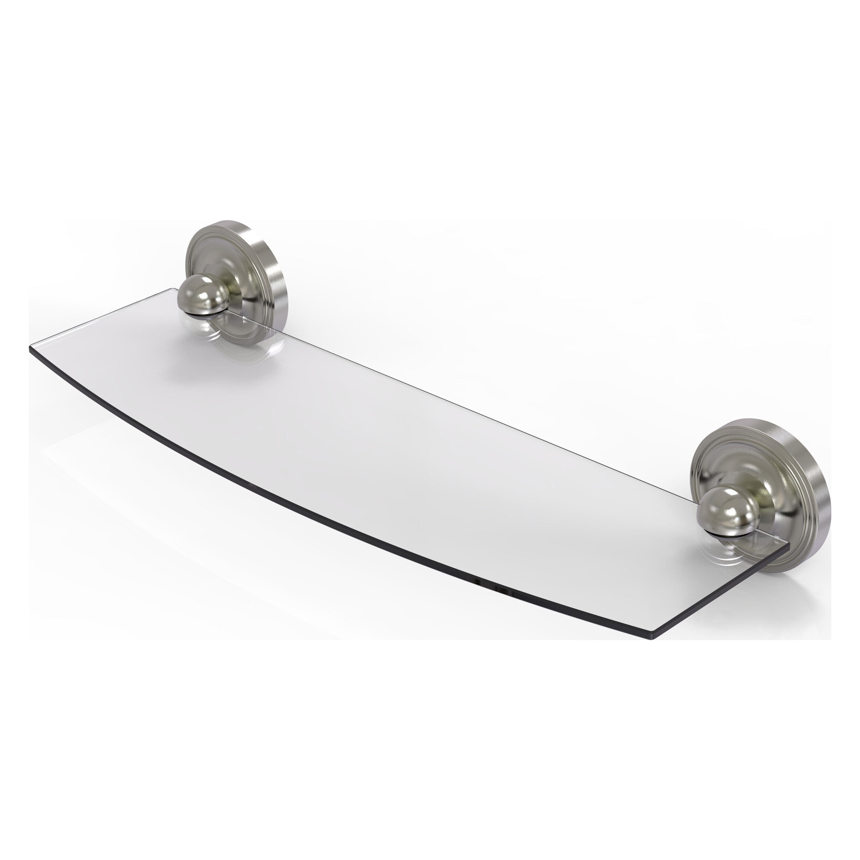 Allied Brass PR-33/18-SN Prestige Regal Satin Nickel Wall mount Bathroom Shelf ( 18-in x 3-in x 5-in )