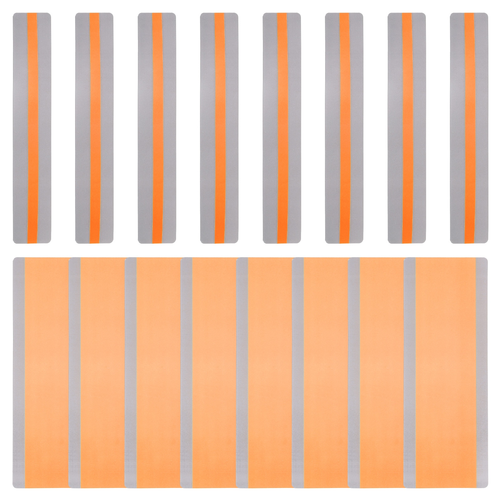 PATIKIL 16pcs Guided Reading Highlight Strips2 Sizes Colored Overlay Highlight Bookmarks Reading Tracking Rulers Helps with Dyslexia Orange