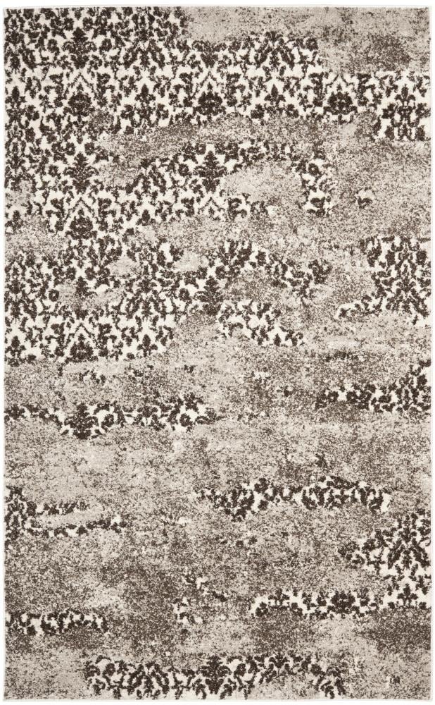 Safavieh RET2865-1379-4 Retro Delfia 4 x 6 (ft) Loomed Polypropylene Beige/Light Gray Rectangular Indoor Abstract Area rug