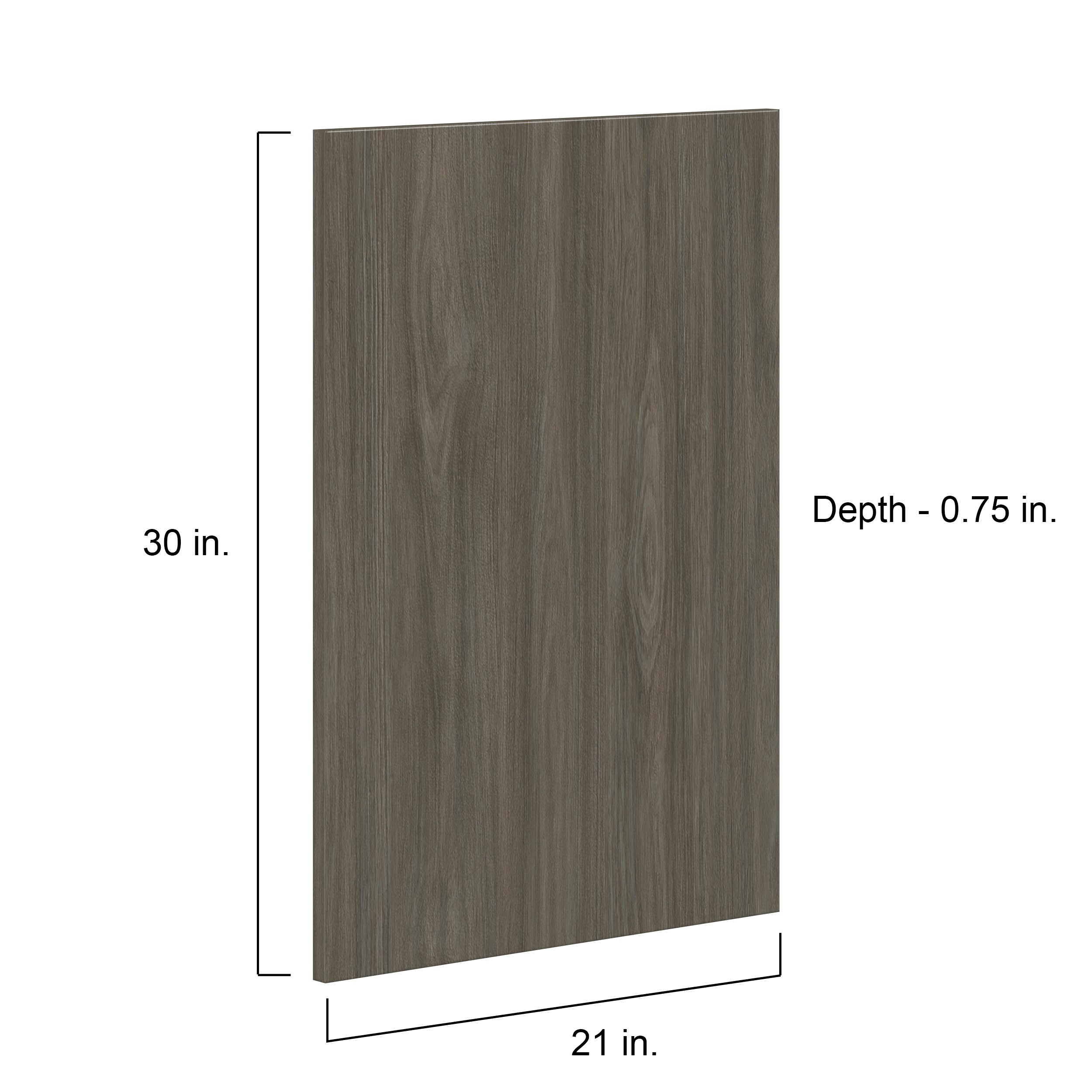 Hugo&Borg Savane 21-in W x 30-in H Textmel Laminate Slab Base and Wall ...