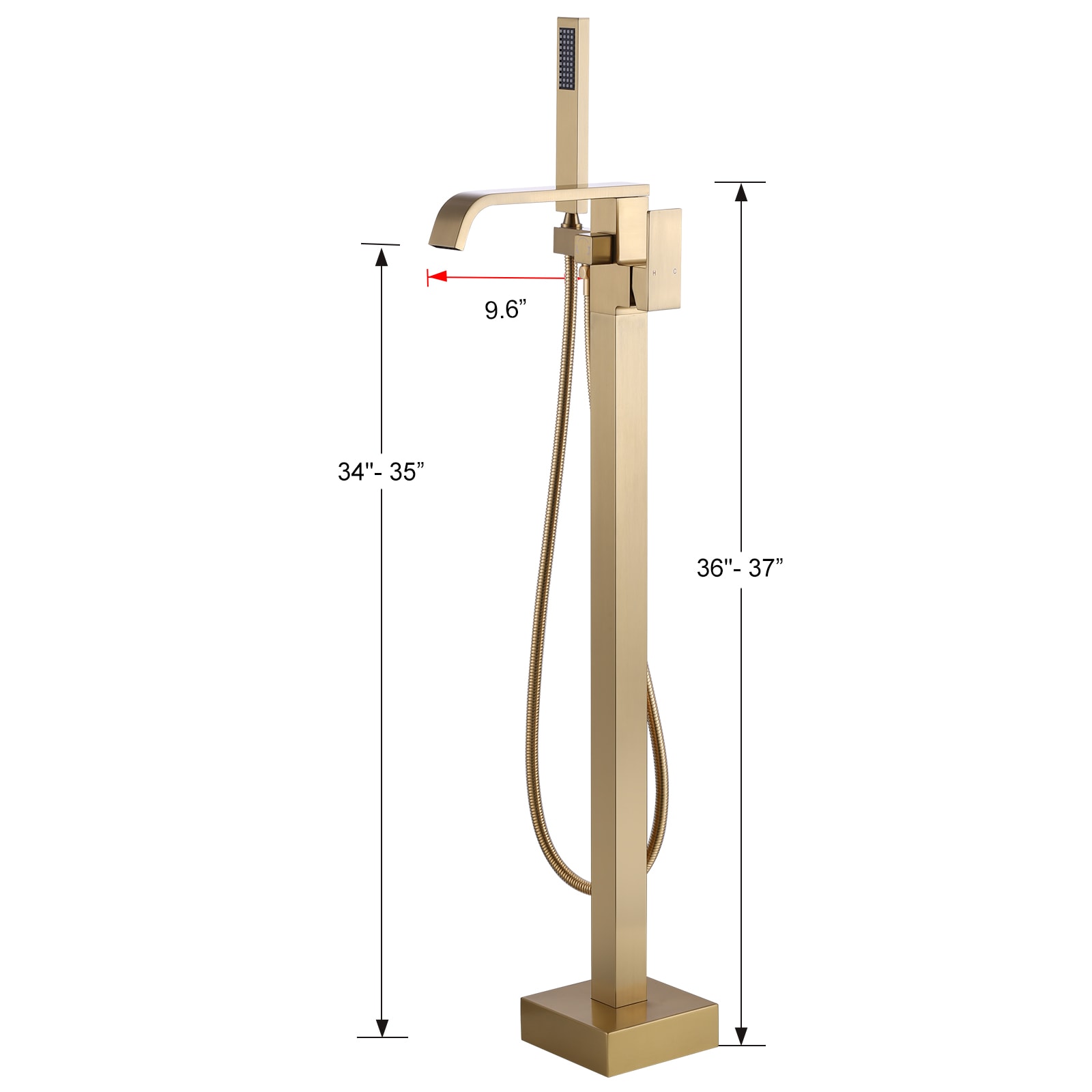 WOWOW 3082100G Roman-Tub-Faucets - View #6