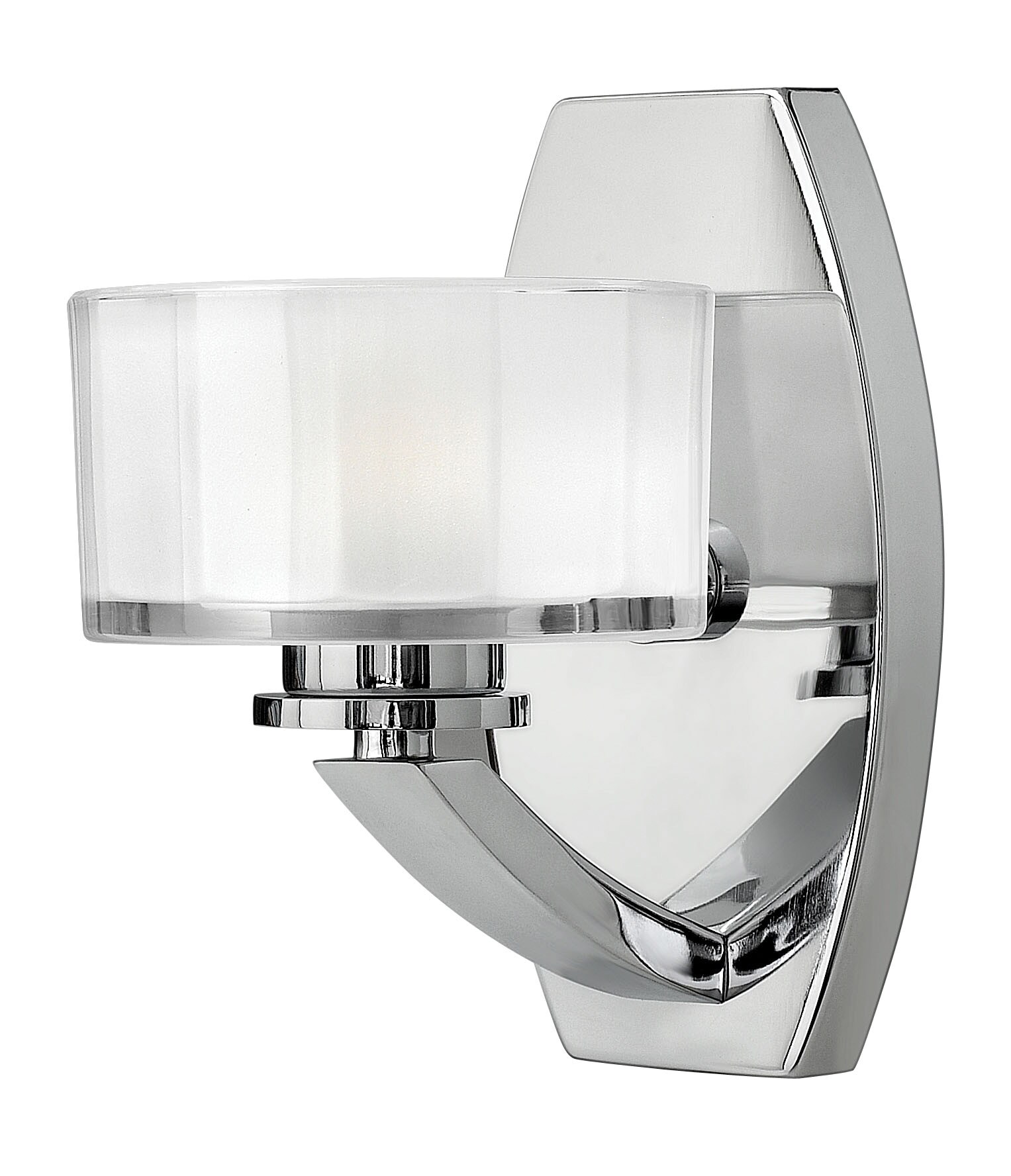 Hinkley 5590CM-LED Meridian 5-in 1 -Light Gloss Chrome Transitional Vanity light