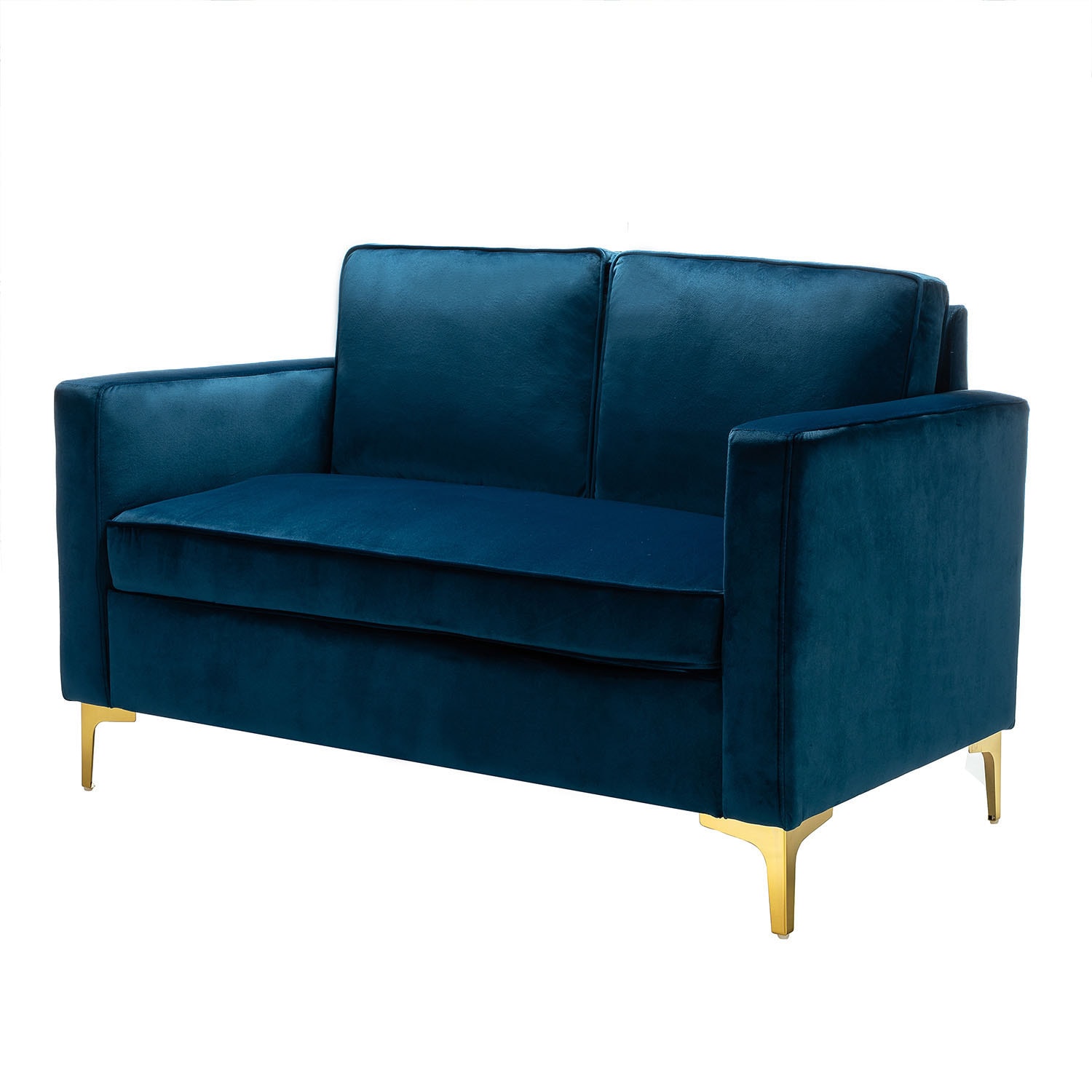 14 Karat Home SFMSY0083-NAVY 44.5-in Casual NAVY Settee