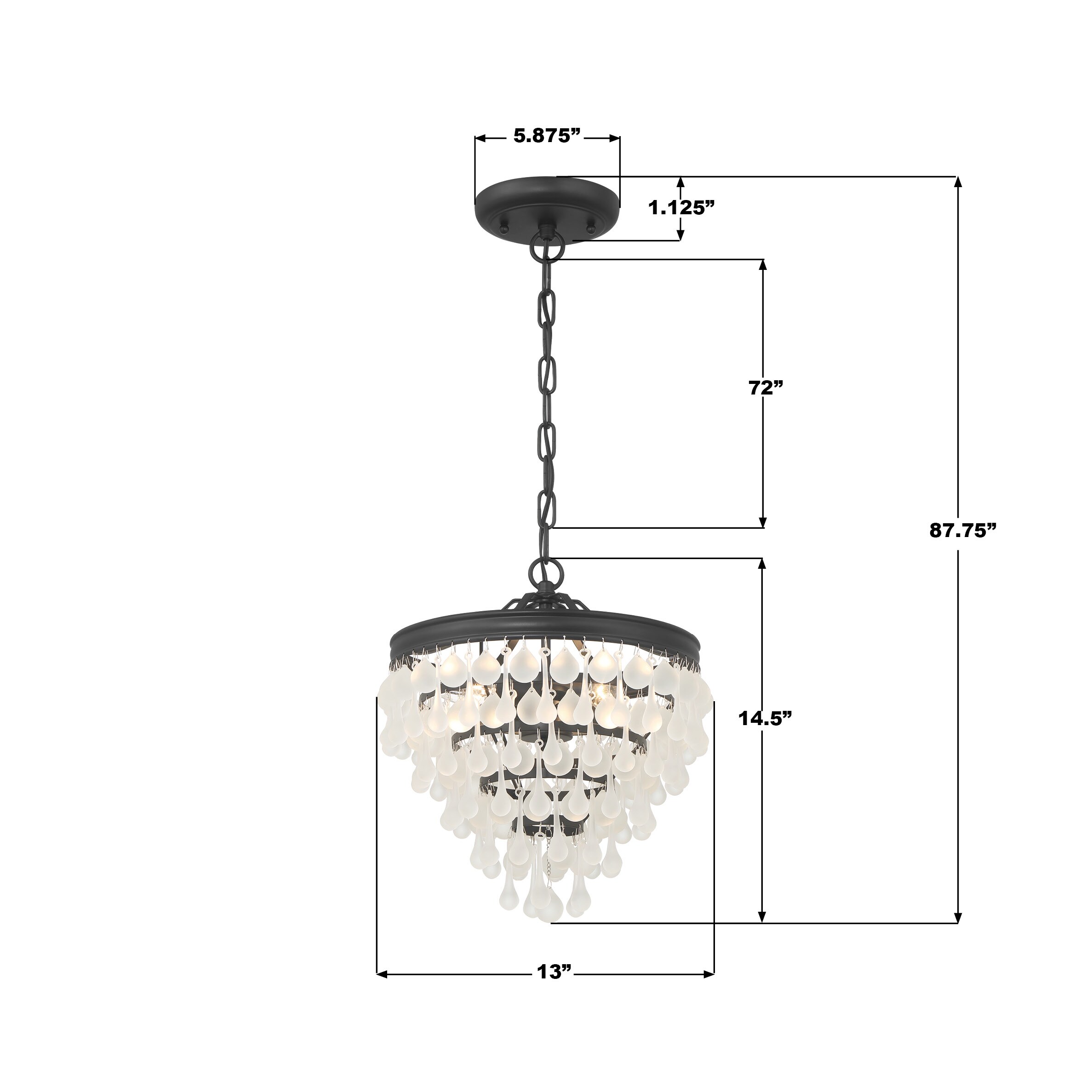 Crystorama 130-MK-FR Pendant-Lights - View #7