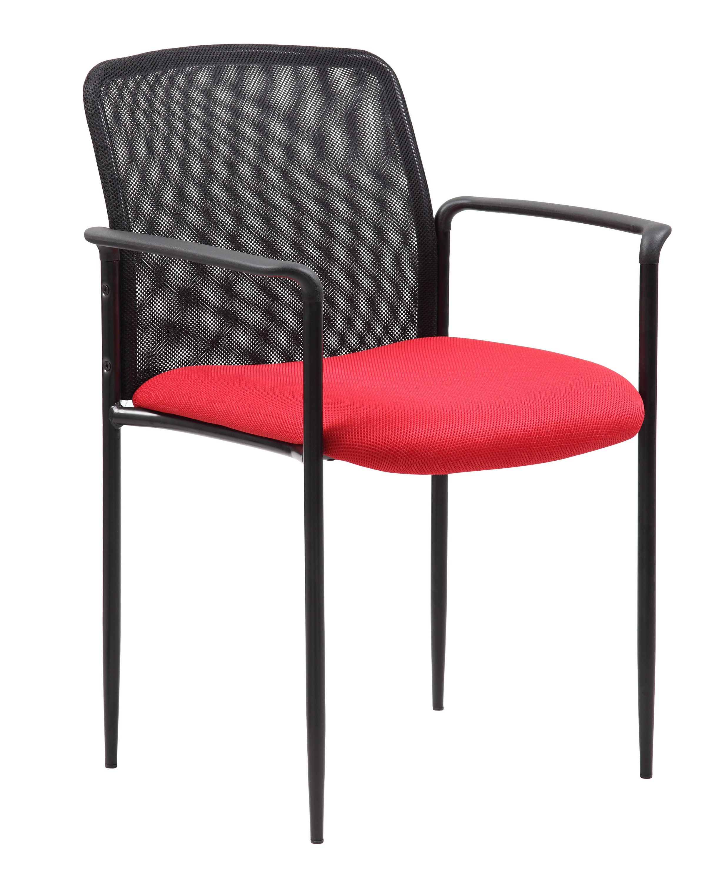 Boss Office Products B6909-RD Red Contemporary Ergonomic Mesh Task Chair