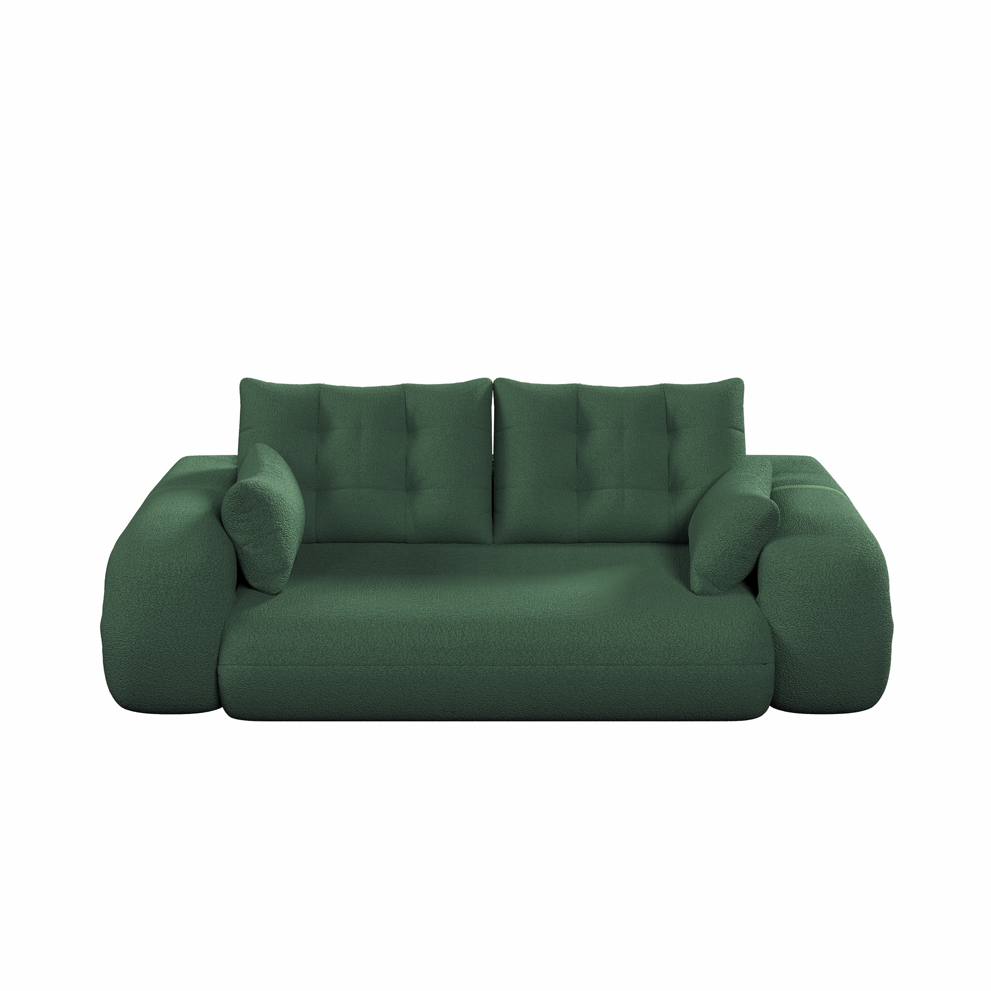 Bybafun Green Casual Polyester Sofa bed