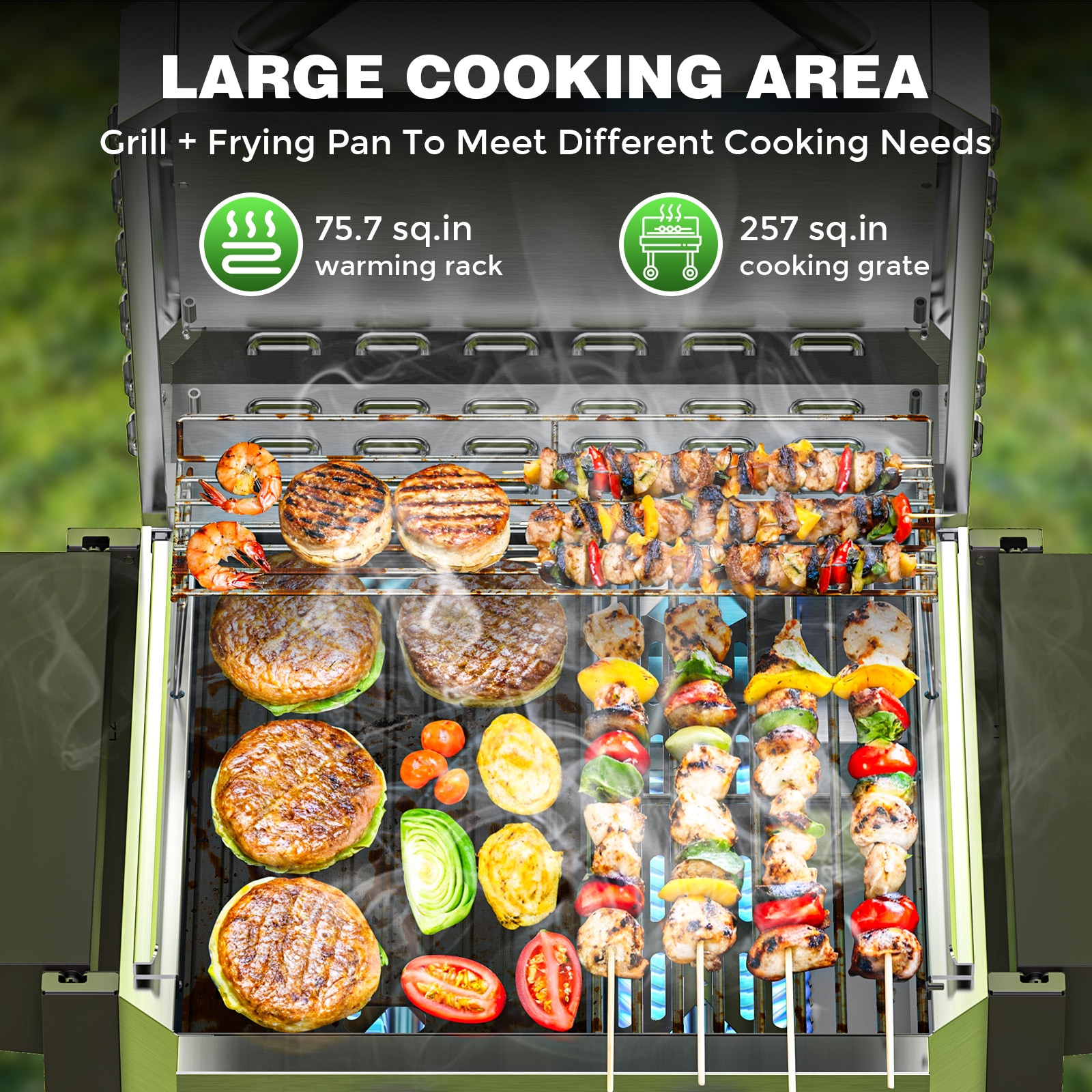 COWSAR LSE00031GBA0 Gas-Grill - View #2