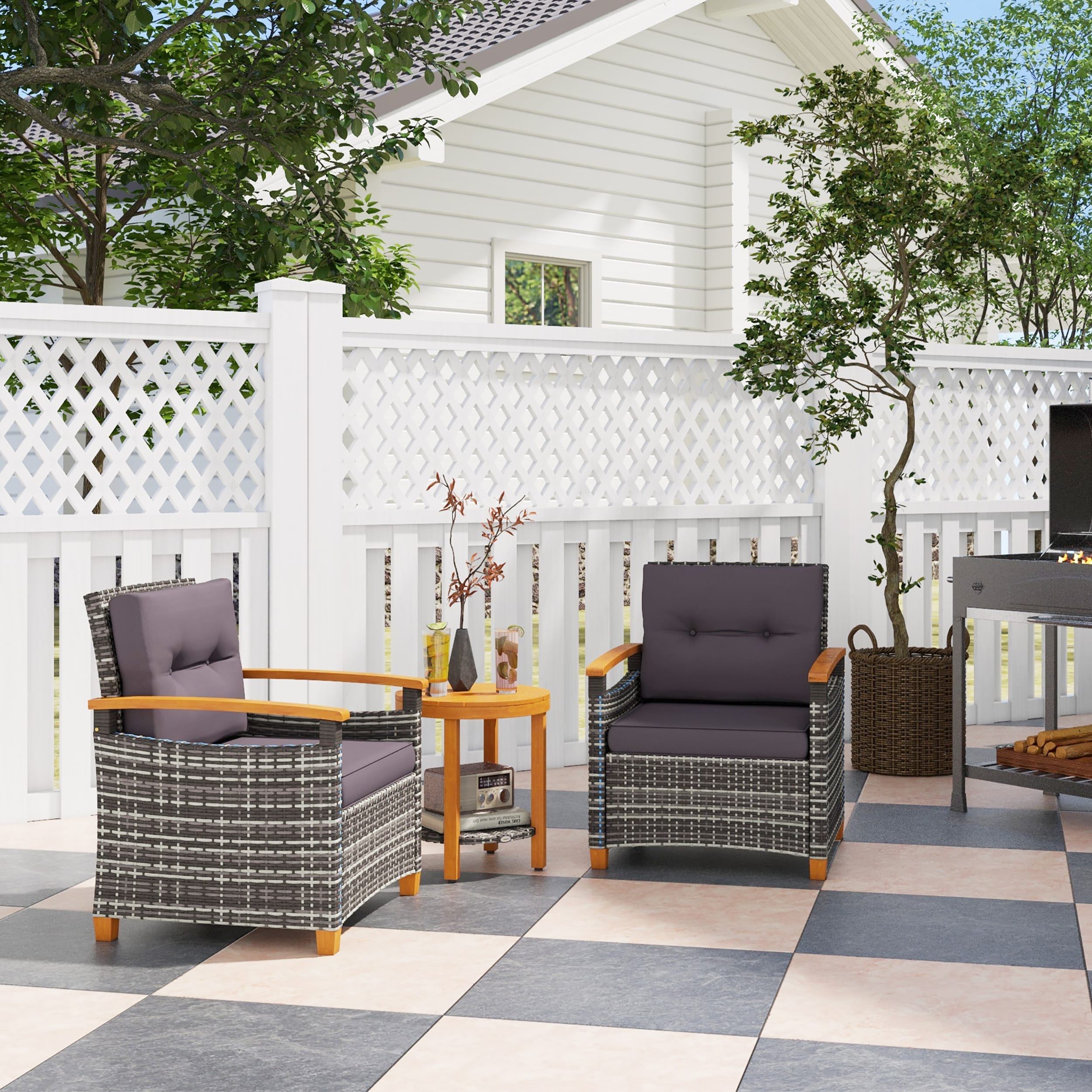 Moda Furnishings MDW2225P217672 Patio-Conversation-Sets - View #2