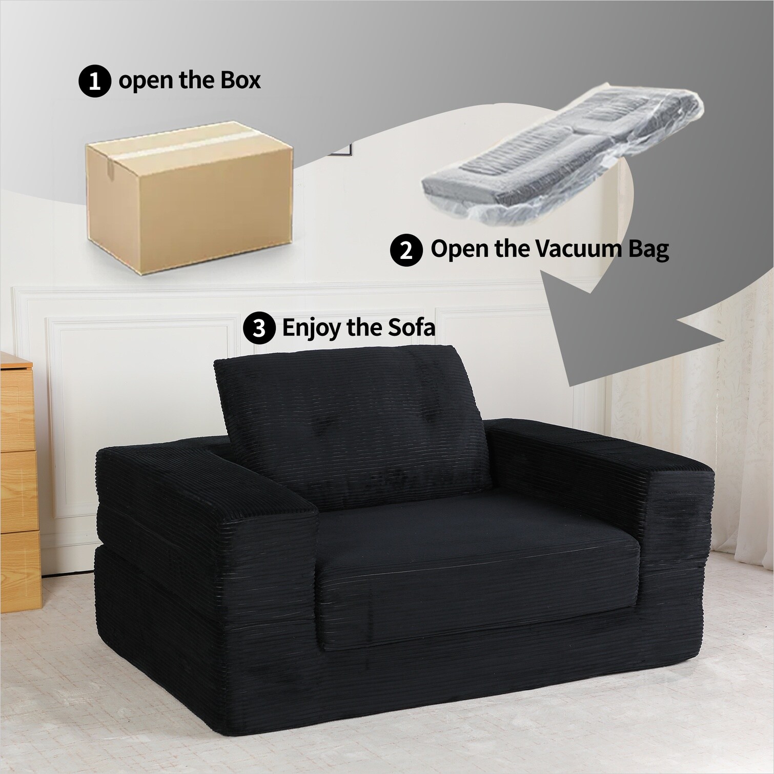 SunJet TEVV85DM4ADO Sofas-Loveseats - View #6