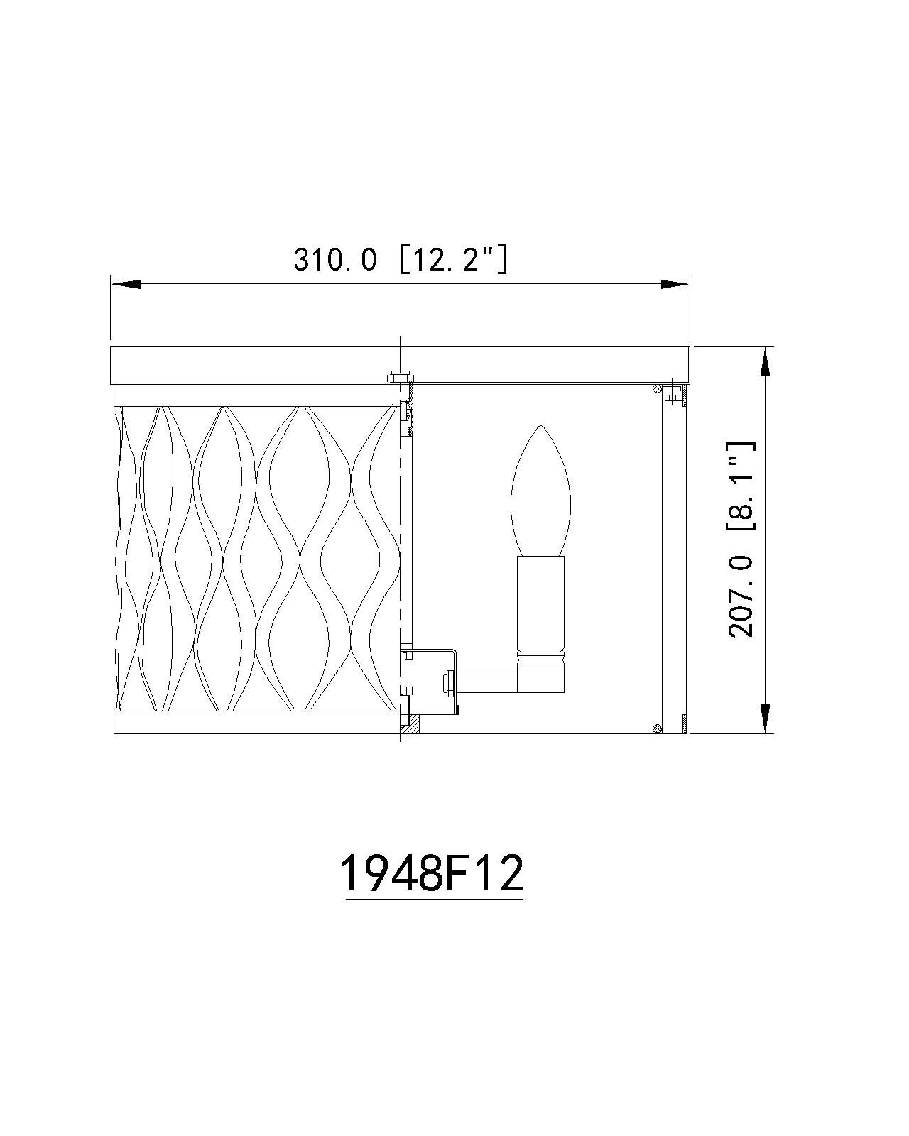 Z-Lite 1948F12-MB flushmounts - View #8