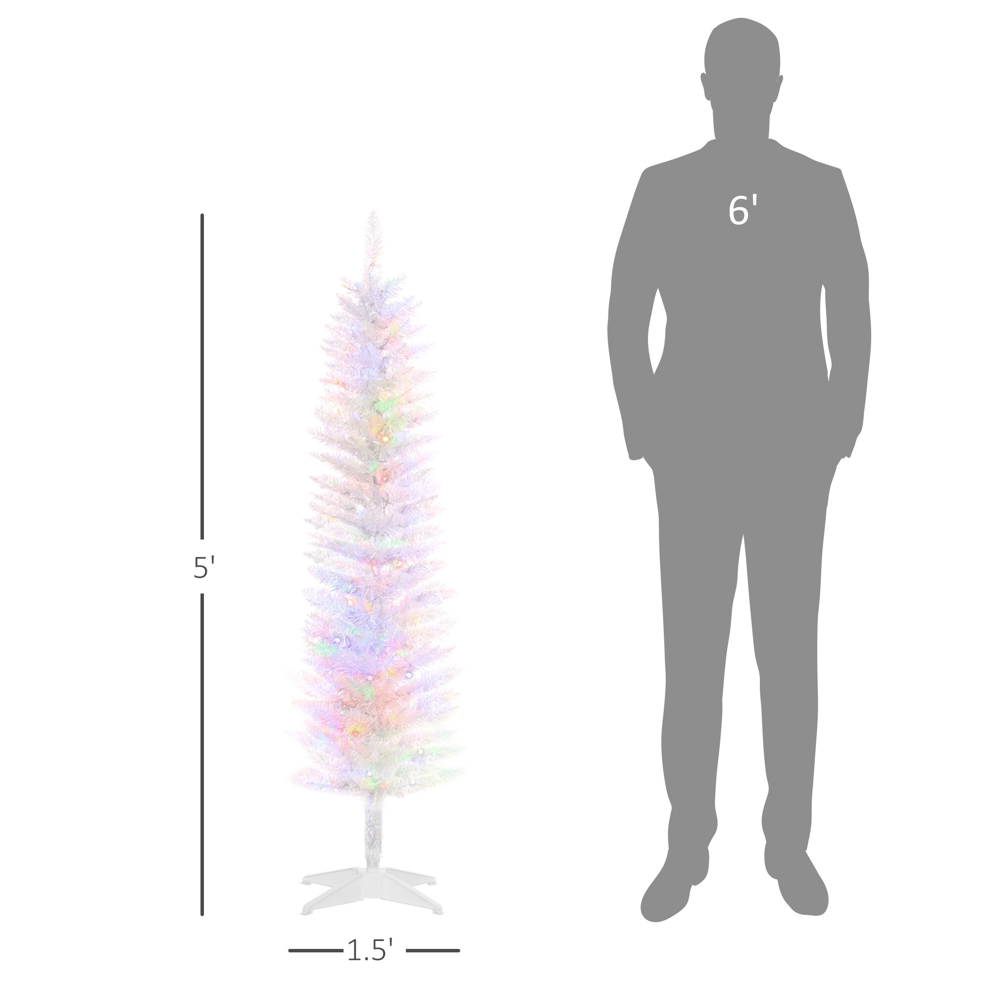 LOVMOR SF-M-T3971P417166 Artificial-Christmas-Trees - View #2