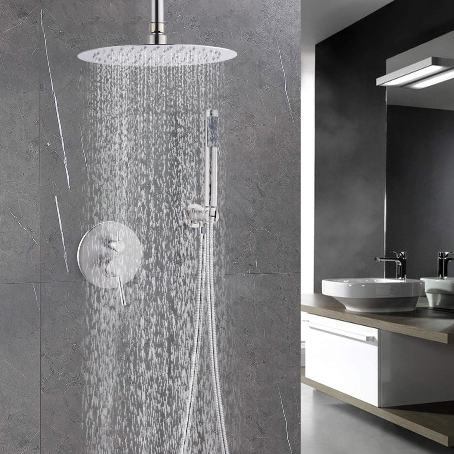 Mondawe MOEB112-10BN Showerhead-Bar-Panels - View #4