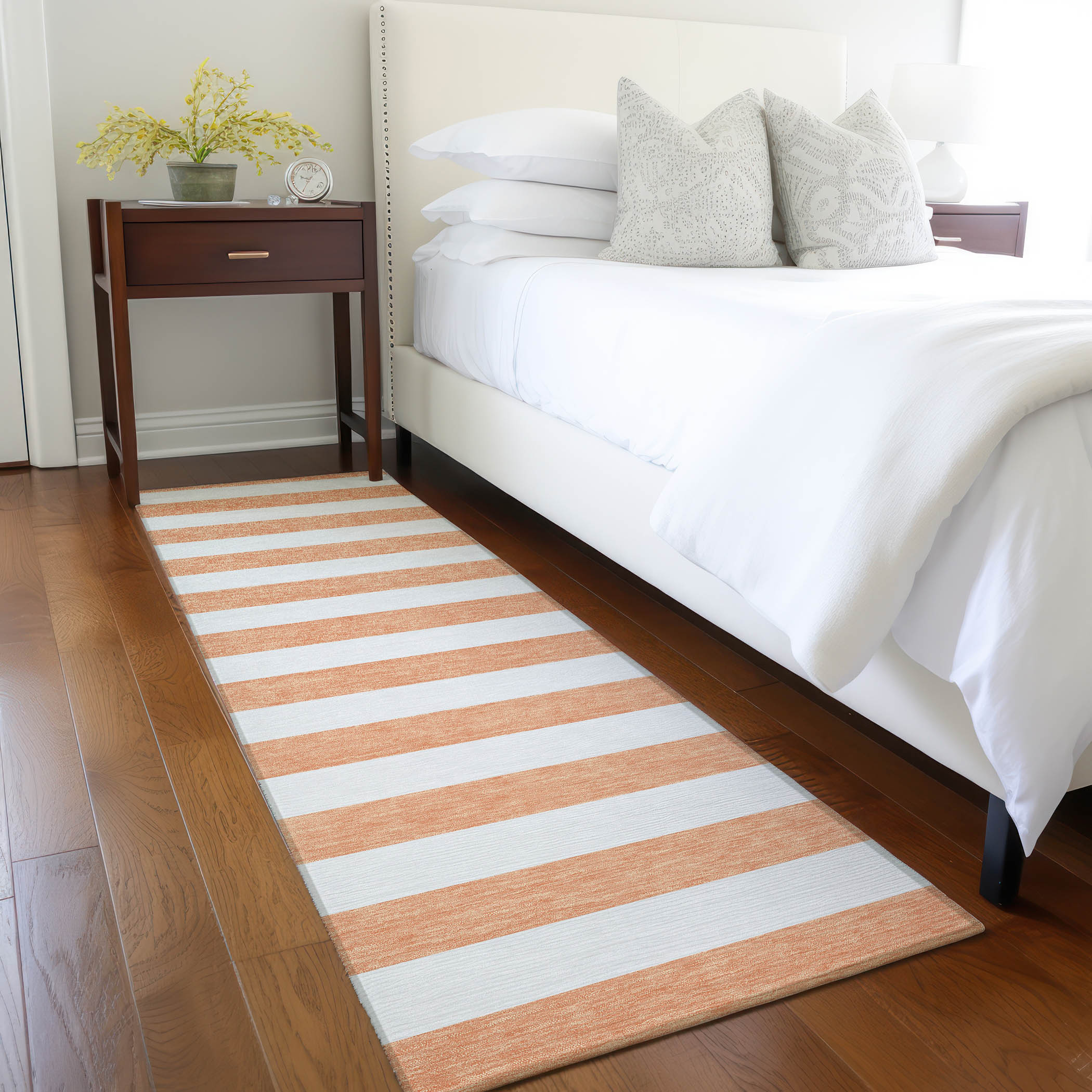 Addison Rugs ACN528SM2X8 Chantille ACN528SM 2 x 7 (ft) Polyester Salmon Rectangular Indoor/Outdoor Abstract Machine washable Area rug