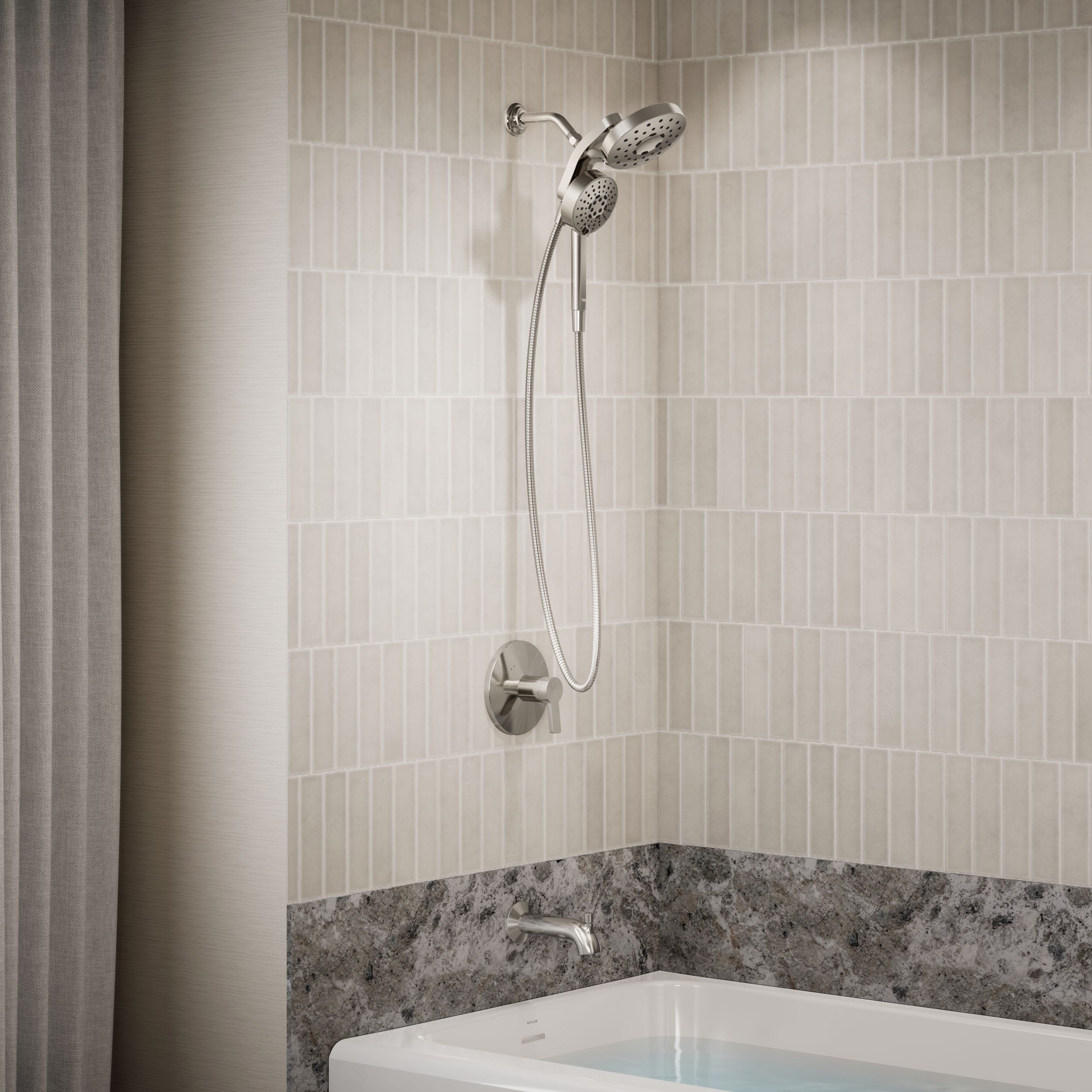 KOHLER REC28734-4G-SN Tub-Shower-Faucets - View #2