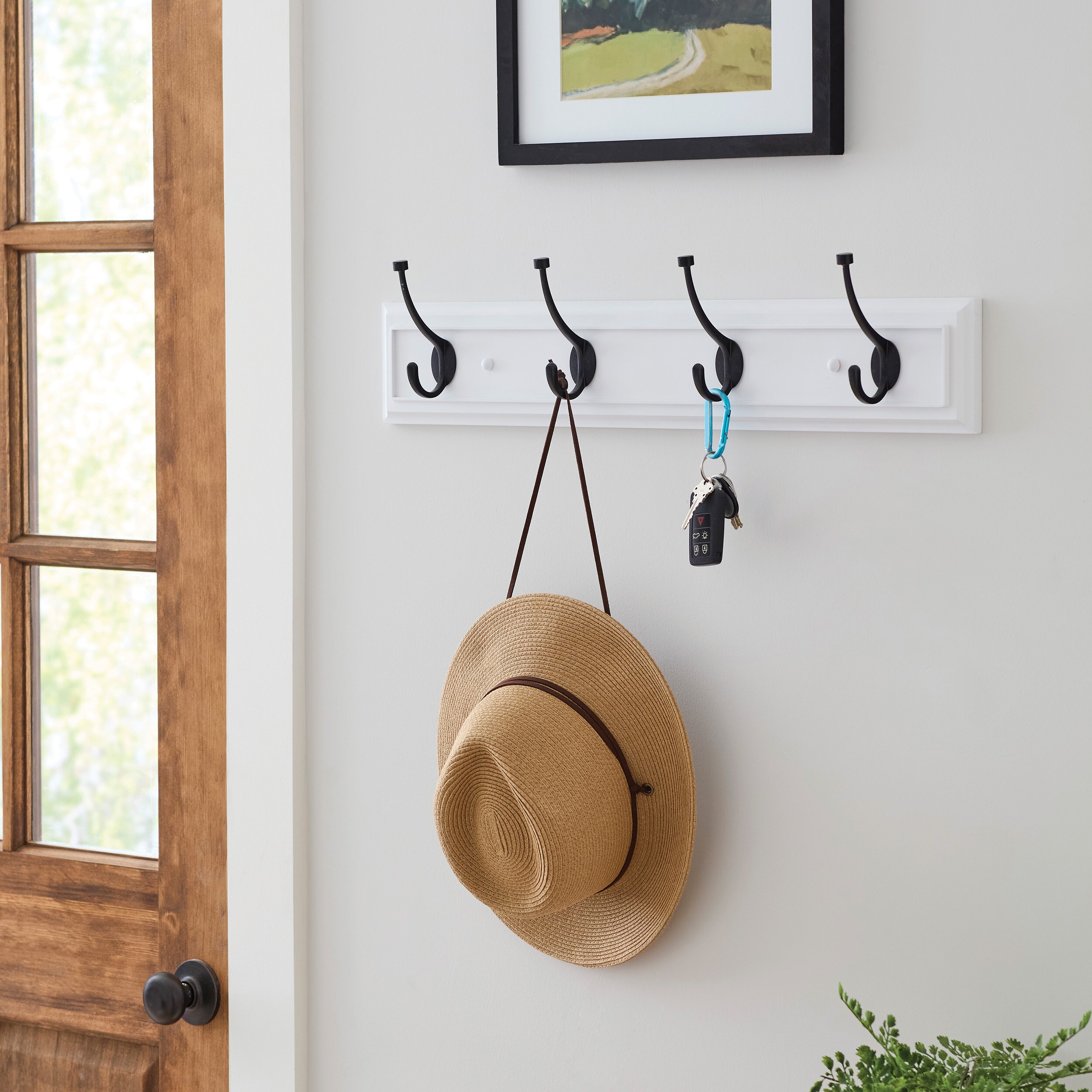 Style Selections   Decorative Shelving Hook & Rail and 3 Shelf Bookcase
