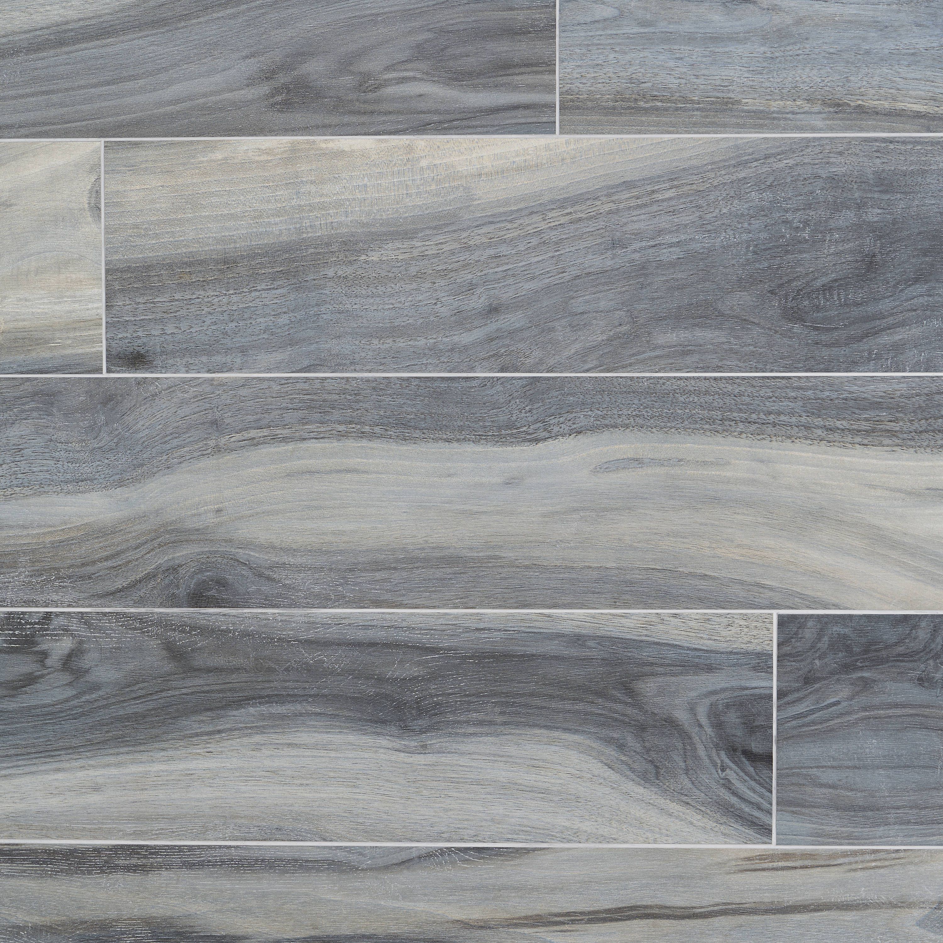 Artmore Tile EXT3RD100442 Peruvian Blue 8-in x 48-in Matte Porcelain Wood look Large format Floor and Wall Tile ( 10.32-sq ft Carton )