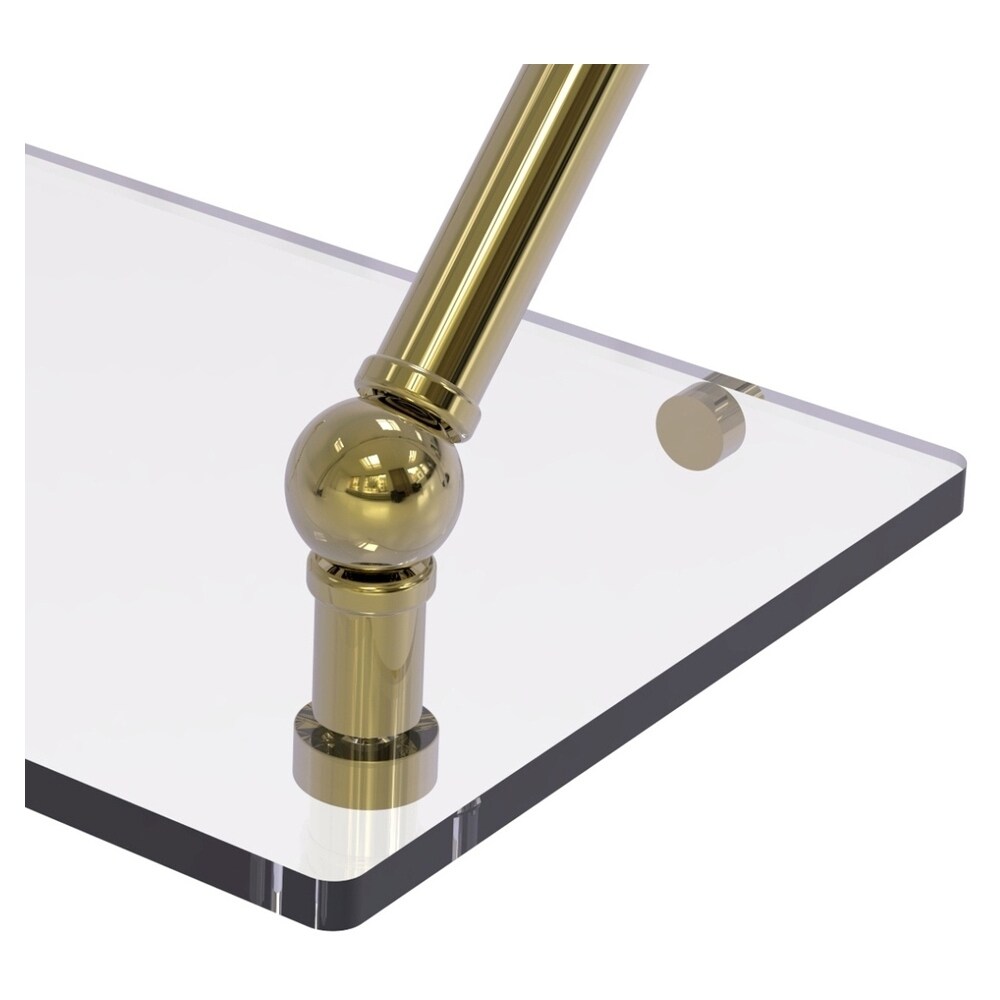 Allied Brass P1000-1-18-UNL Bathroom-Shelves - View #2