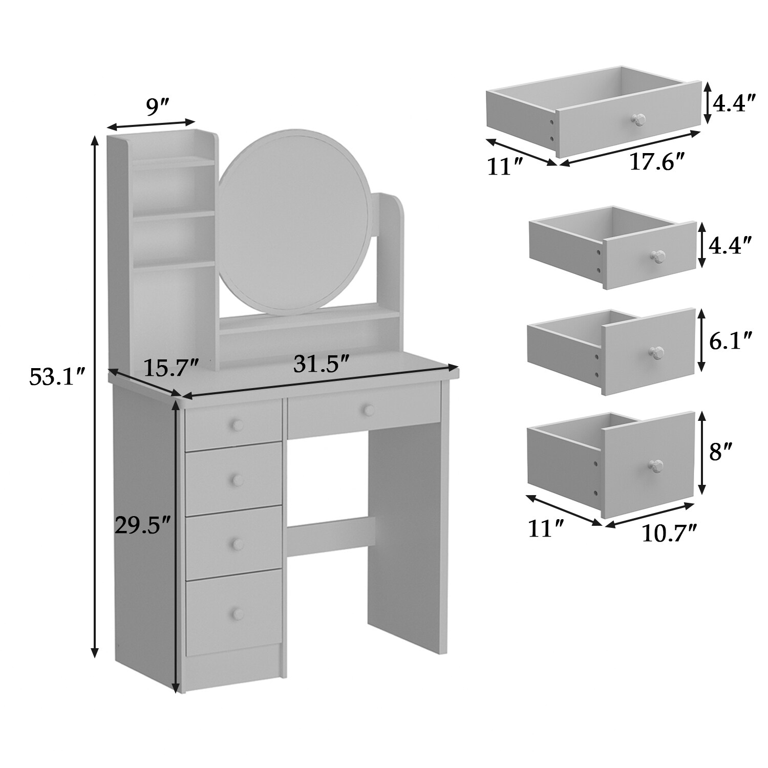 FUFU&GAGA LNN-KF210095-03 Bedroom-Vanities - View #11