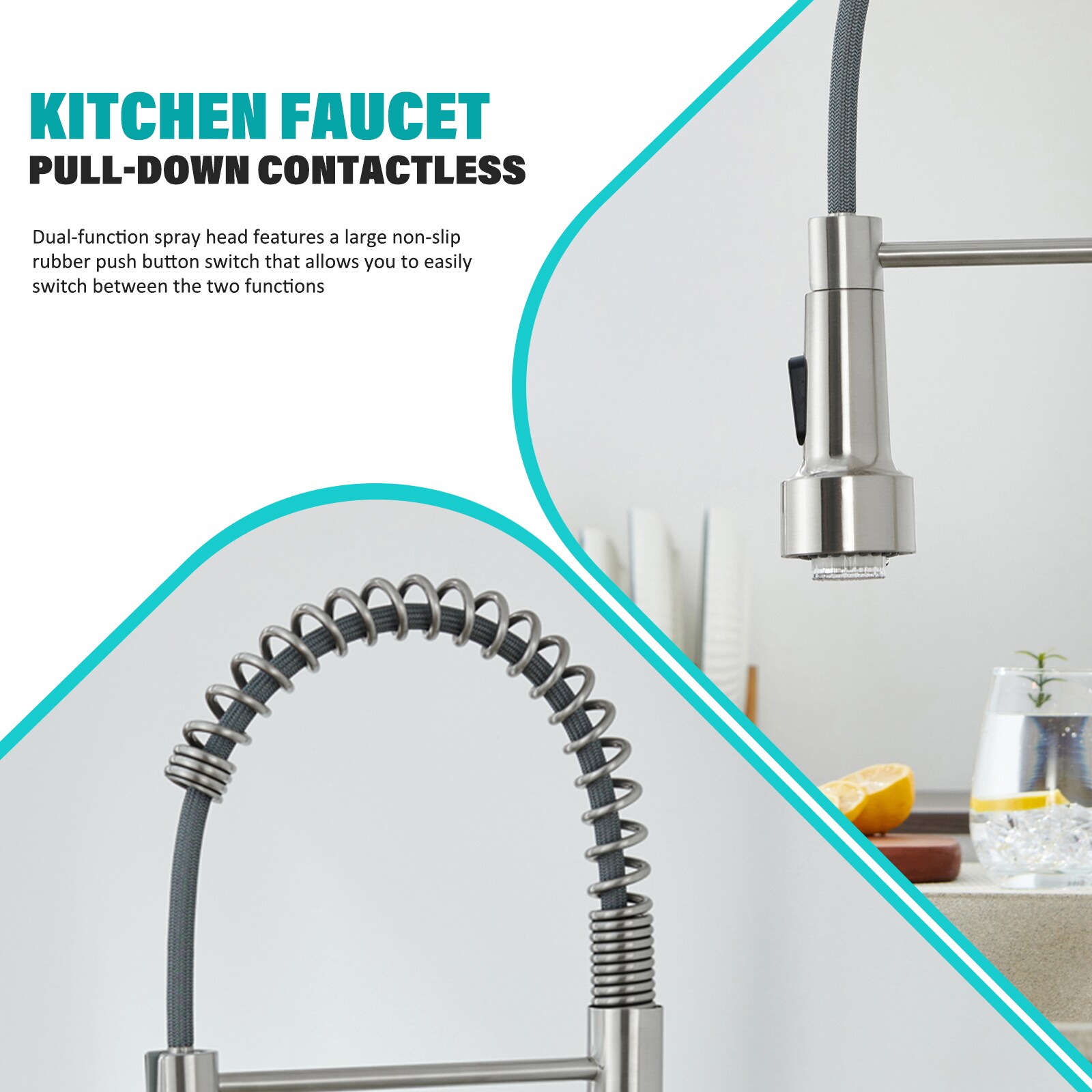 Flynama XY-2270YGN-1 Kitchen-Faucets - View #6