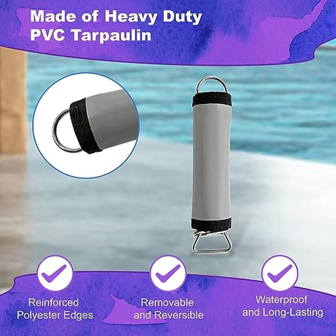 Poolzilla SW-H&L-GRAY-25PK Pool-Covers - View #3