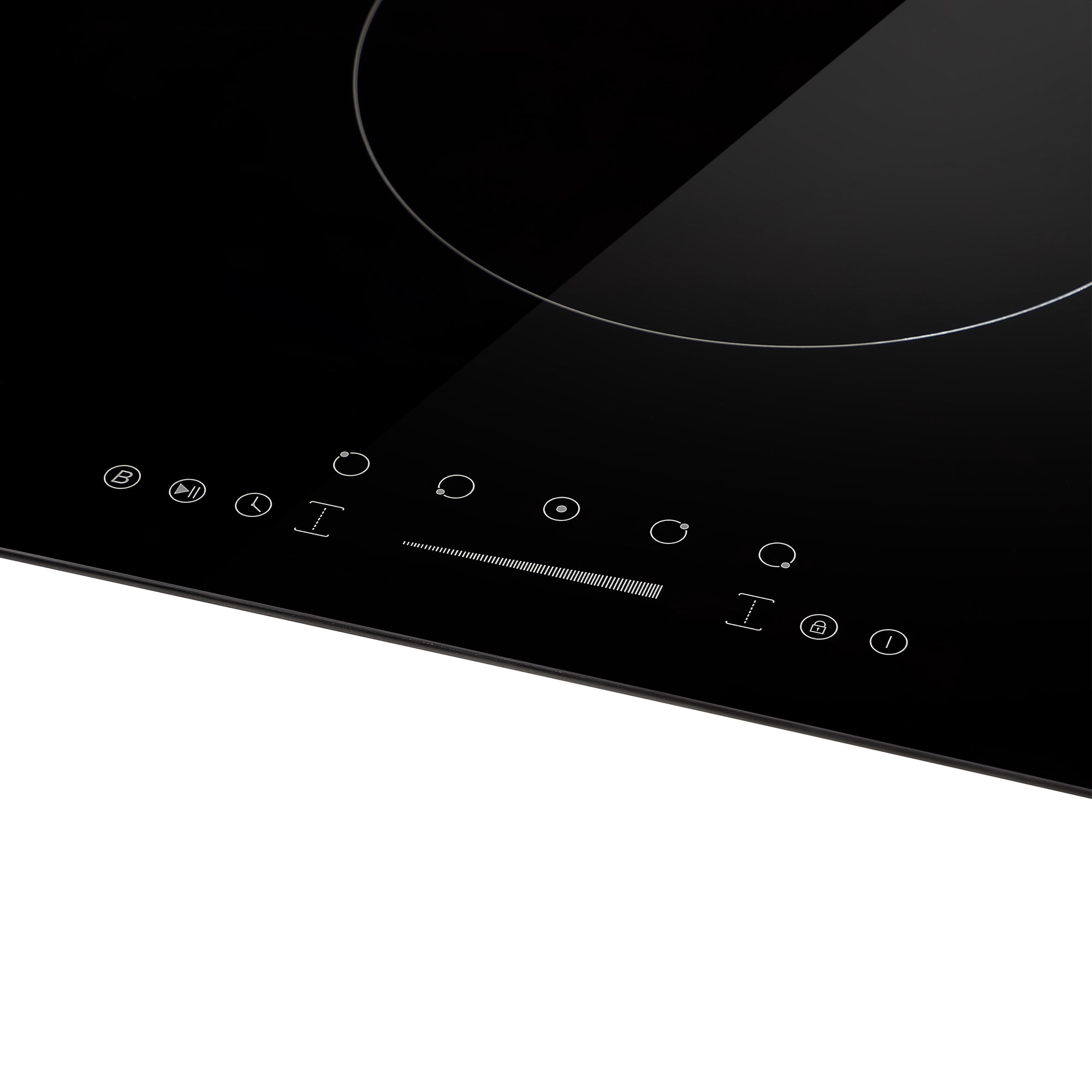 Empava 36-in 5 Burners Black Induction Cooktop With Bridge Element In ...