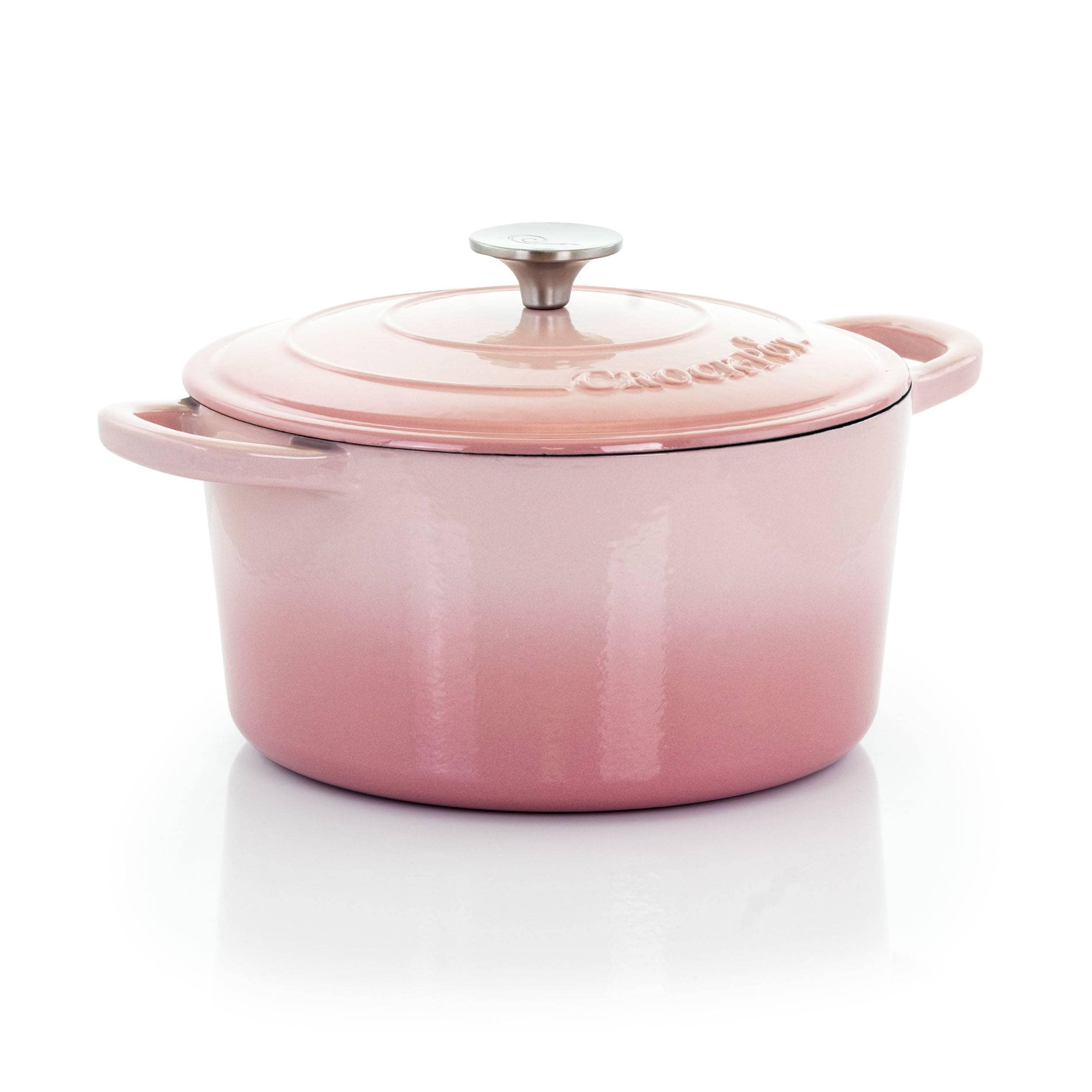 Crock-Pot Artisan 5 Quart Enamled Cast Iron Dutch Oven with Lid in