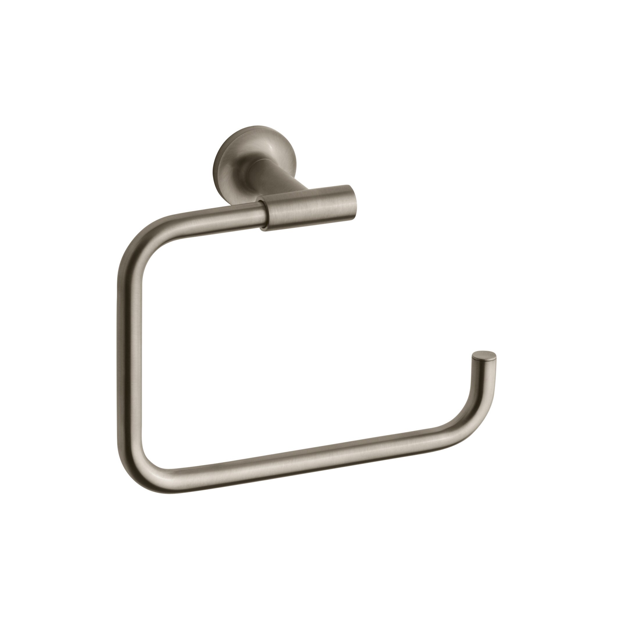 KOHLER Purist Wall Mounted Towel Ring in Vibrant Brushed Bronze