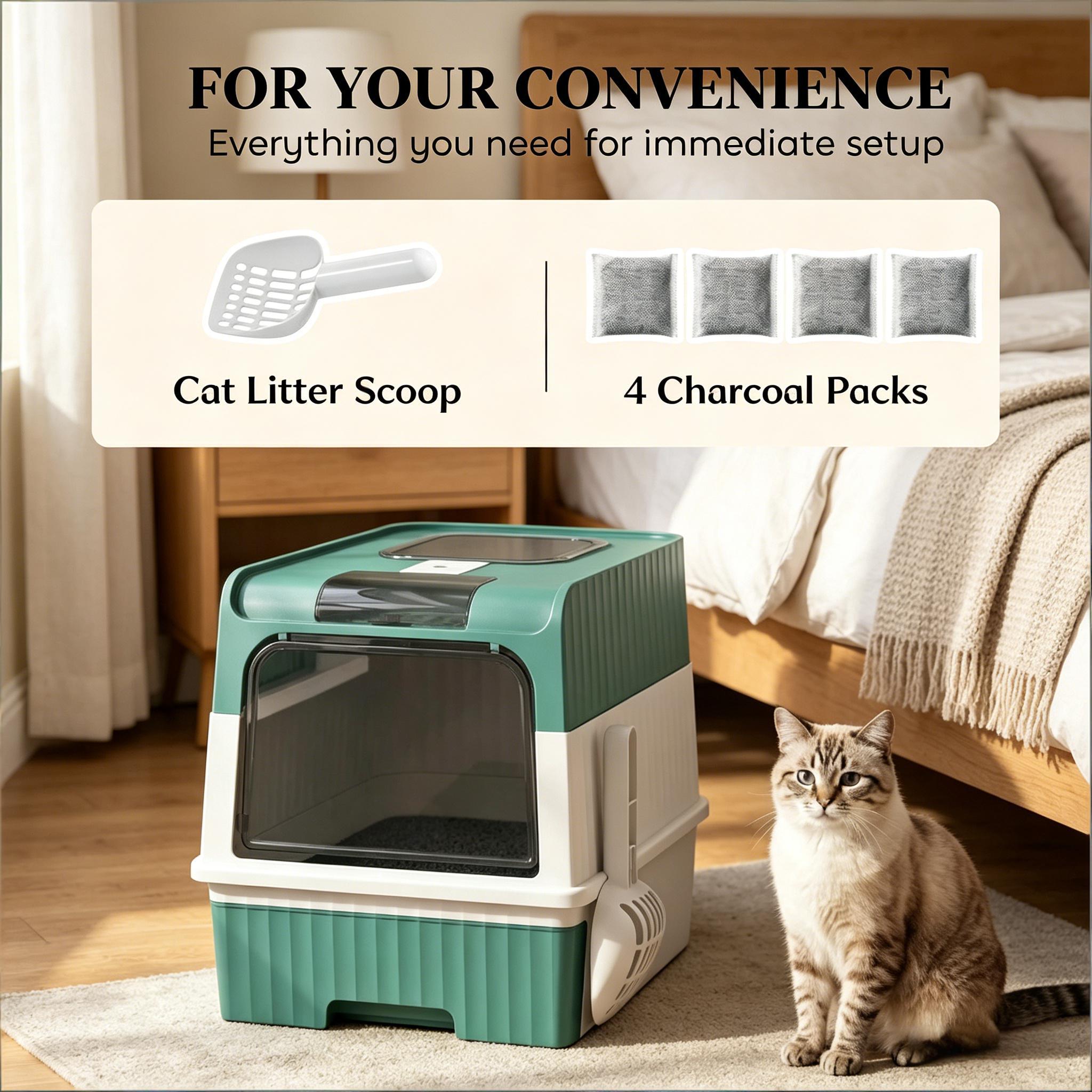 Tinyhomie LW-JA-P500174T3971 Cat-Litter-Box - View #5