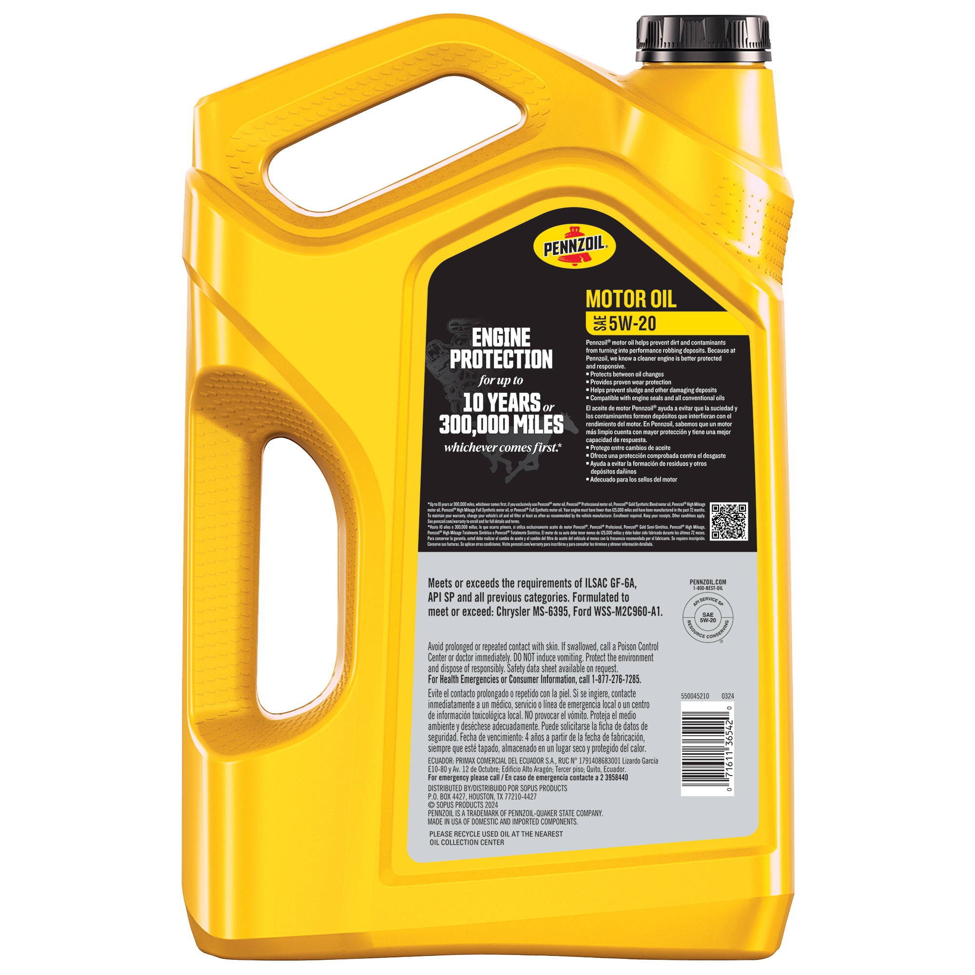 Pennzoil 550045210 Motor-Oil - View #2
