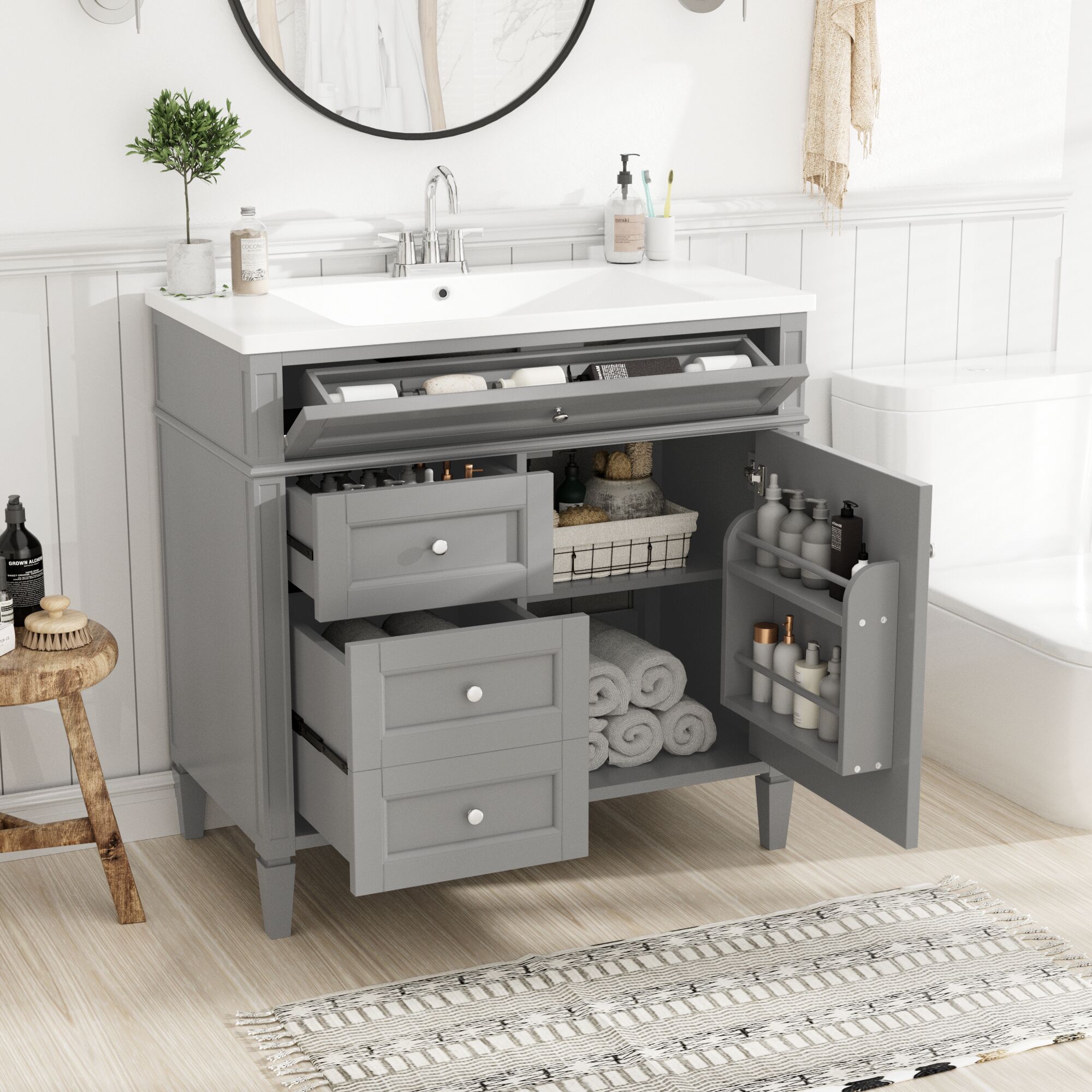Tatayosi XH-0119AAE-2 Bath-Vanity-Combo - View #3