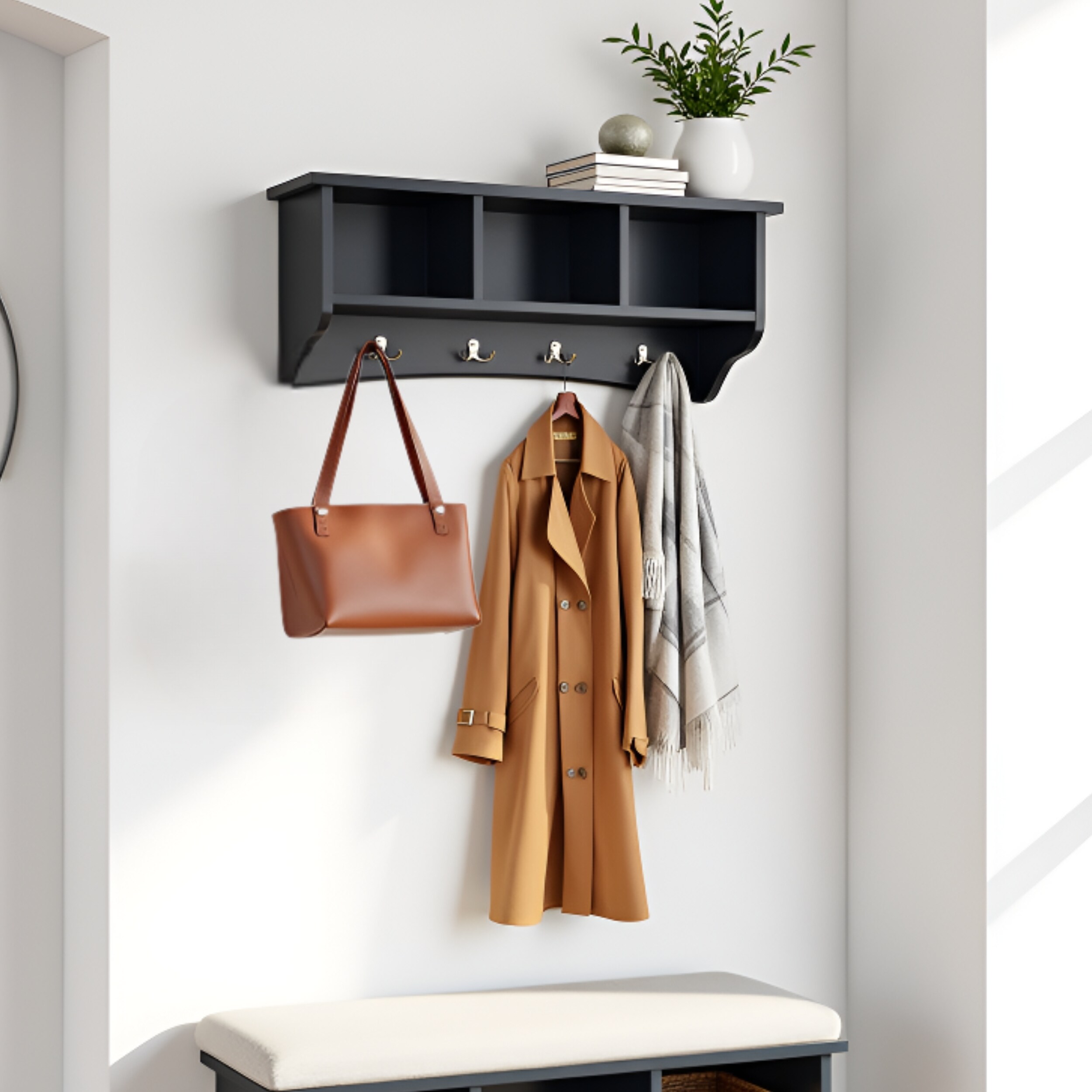 Alaterre Furniture ASCA04BL Coatrack-Stands-Pedestals - View #10