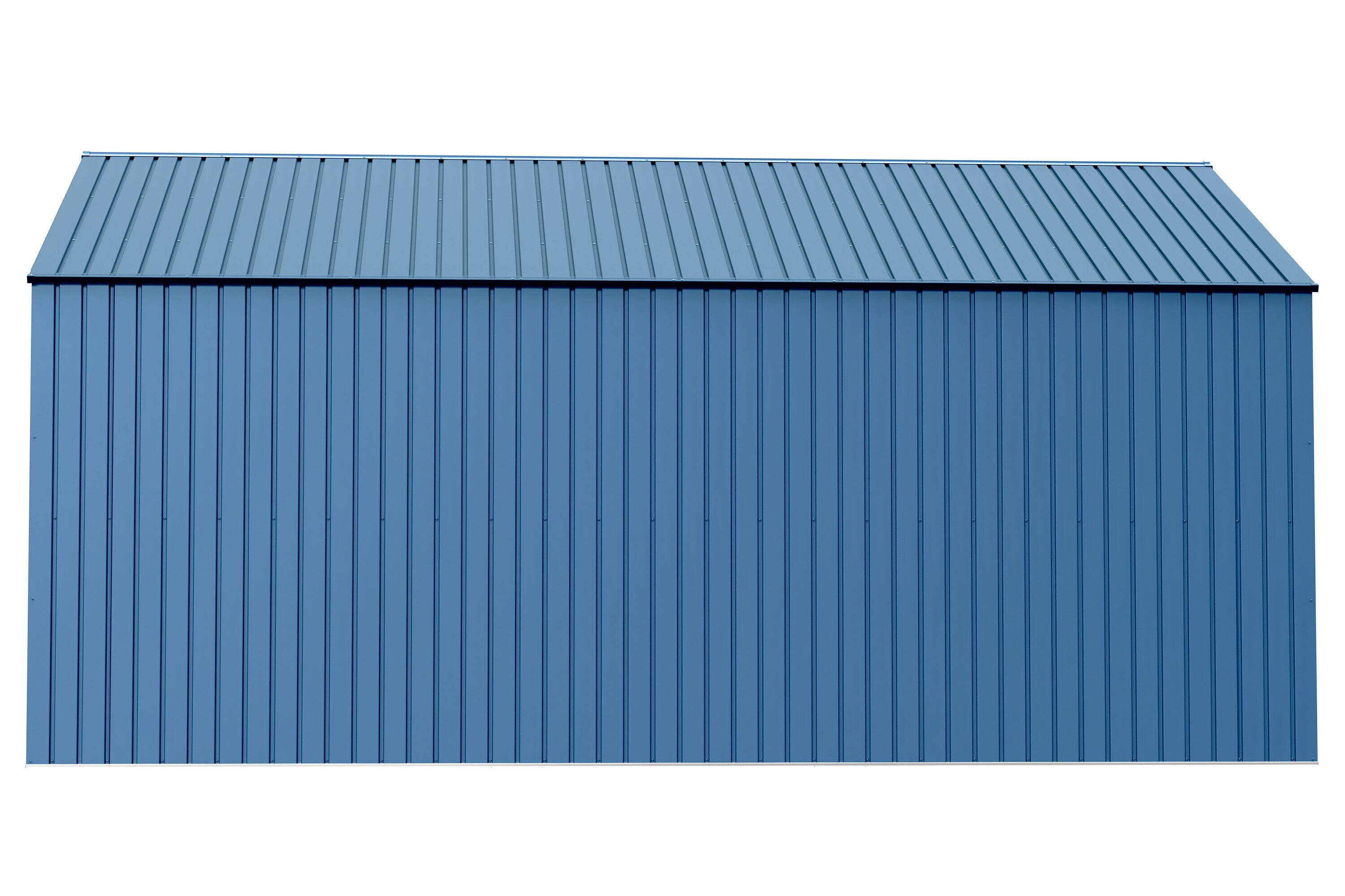 Elite 12' x 16' Blue Grey Steel Storage Shed