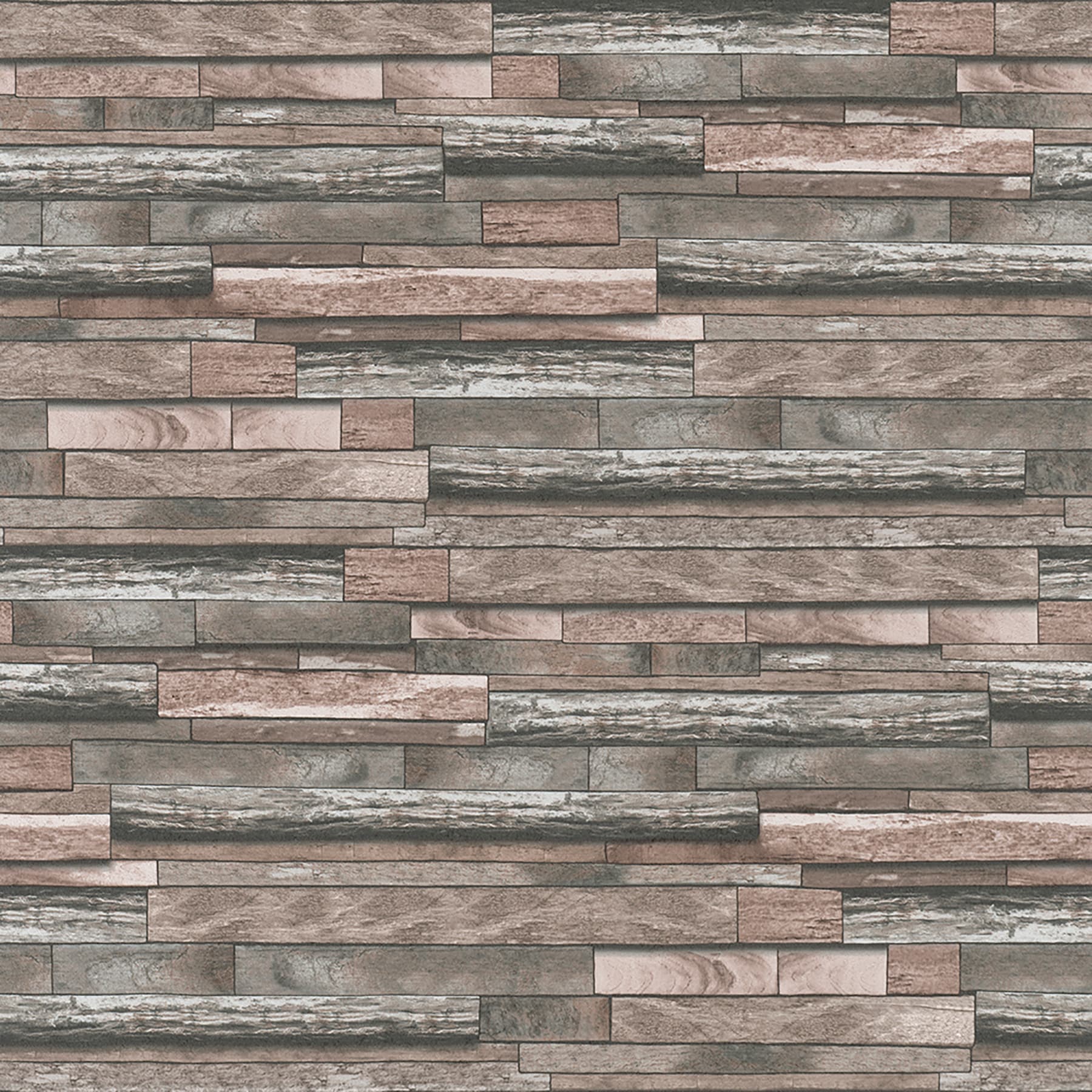Marburg MG31730 57.5-Sq. Feet Red Non-woven Stone Unpasted Wallpaper
