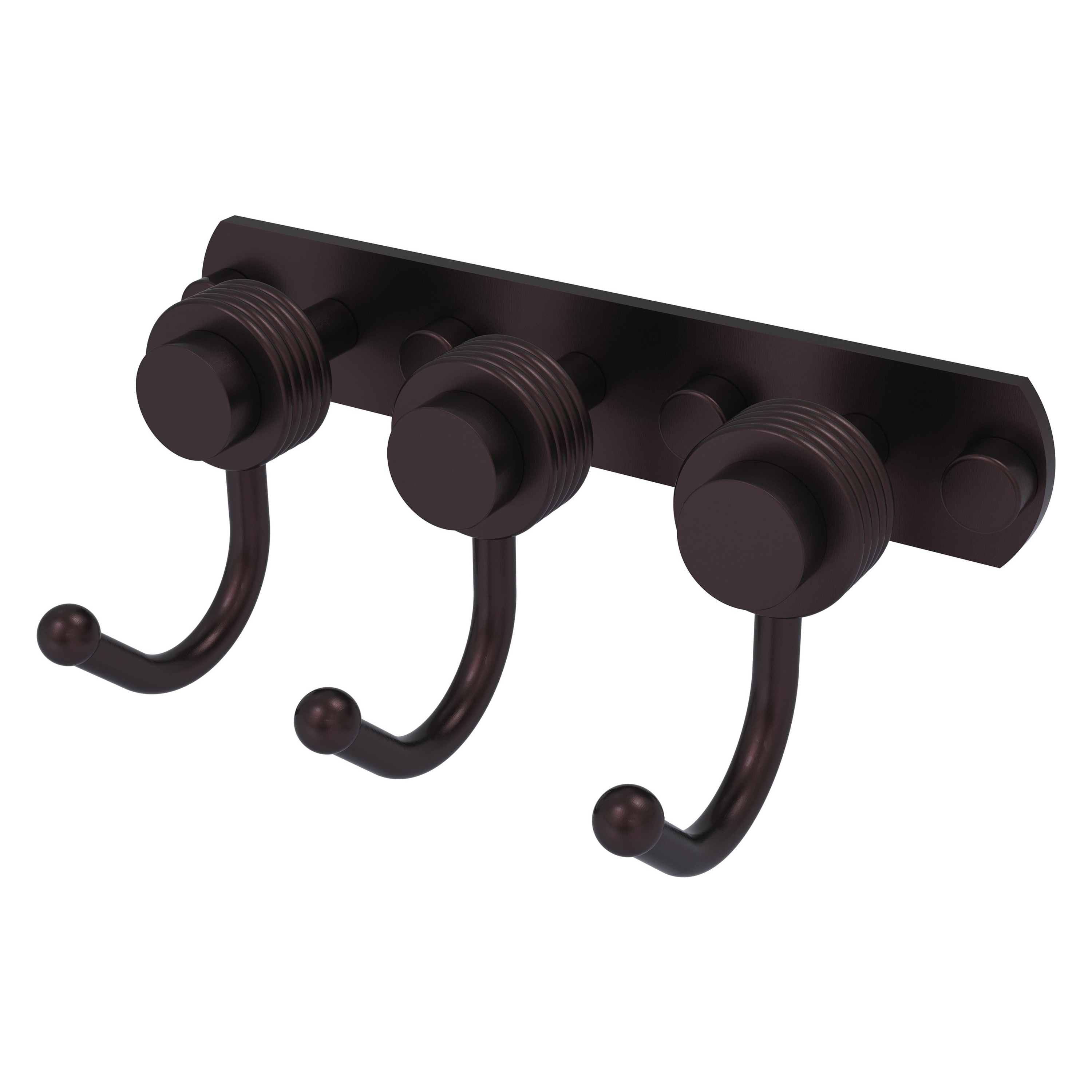Allied Brass 920G-3-ABZ Mercury Antique Bronze Triple -Hook Wall mount Towel Hook