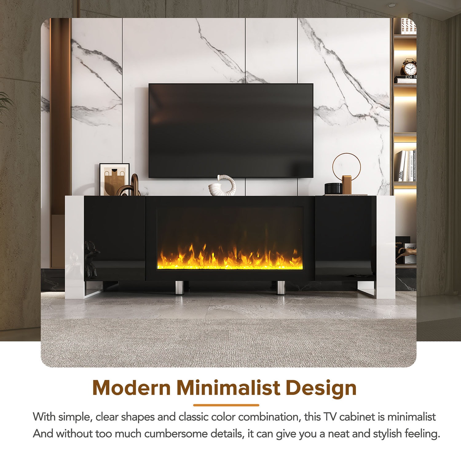 SINOFURN SYC070020GY Electric-Fireplaces - View #6