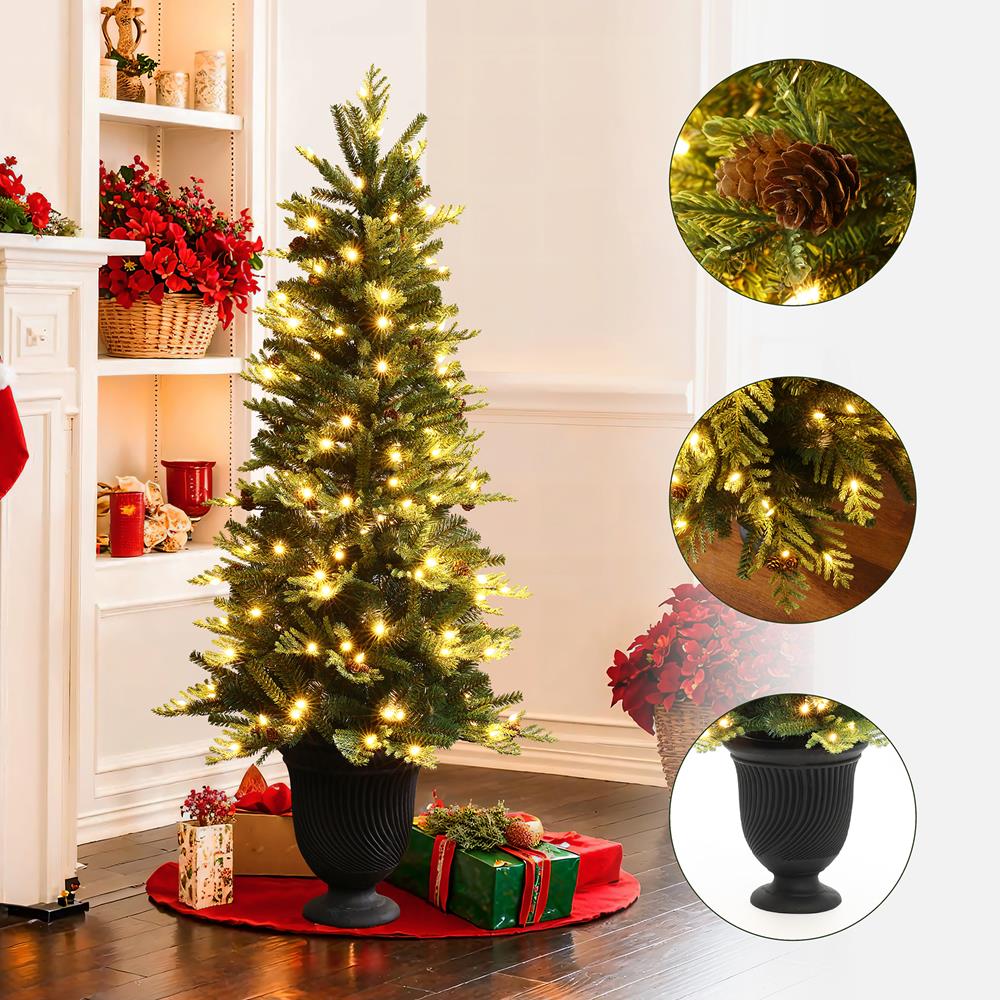 LuxenHome WHAP2494 Artificial-Christmas-Trees - View #5