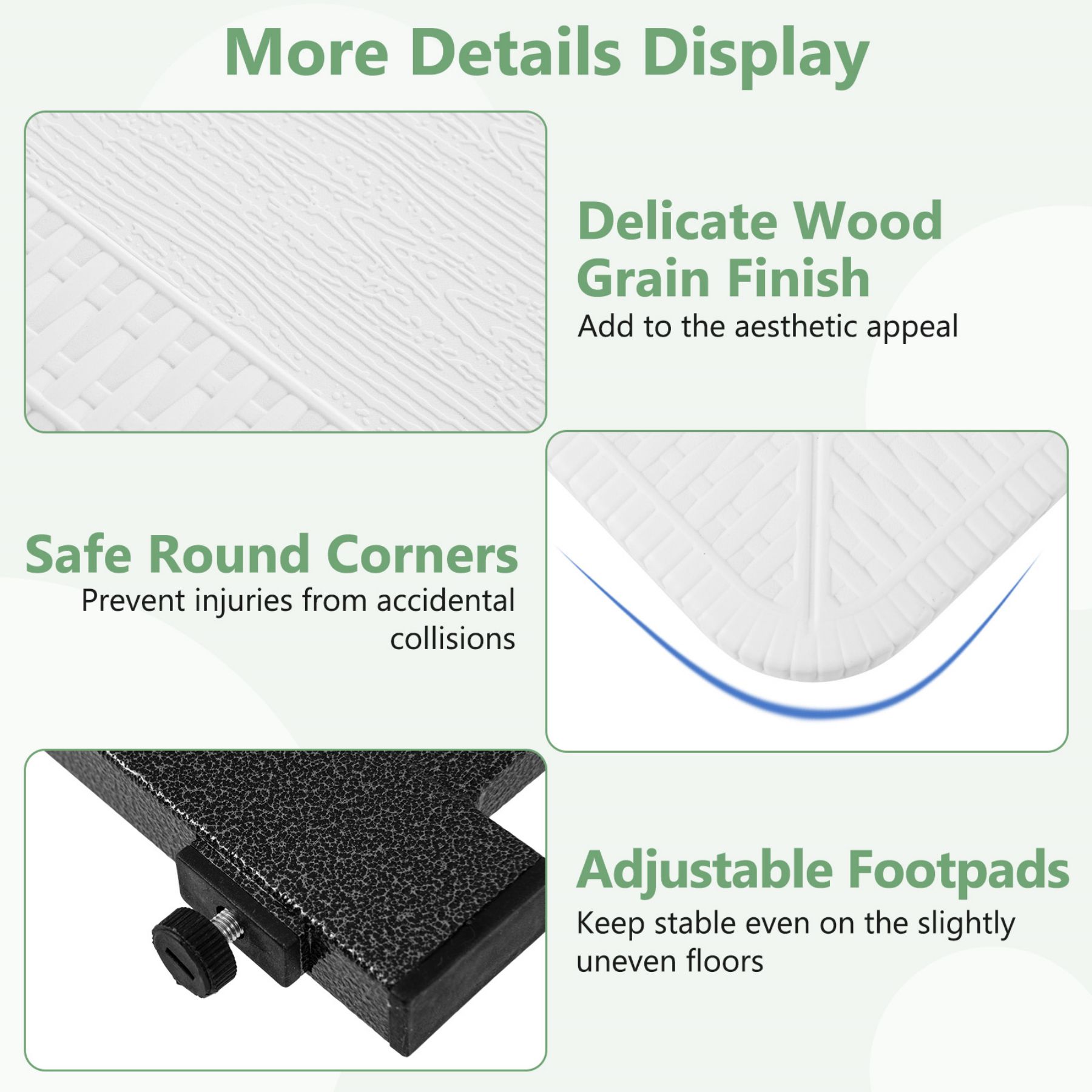 Poinic CWQ12108WH Picnic-Tables - View #5