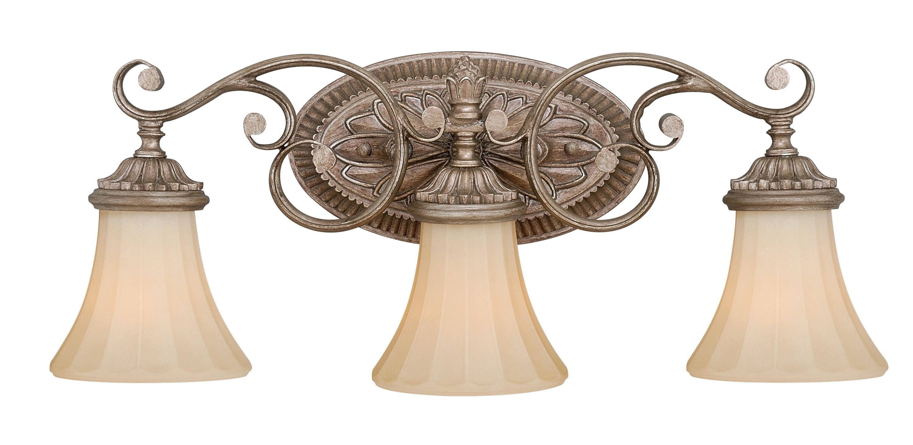 Cascadia W0156 Avenant 23-in 3 -Light Distressed Bronze Traditional Vanity light
