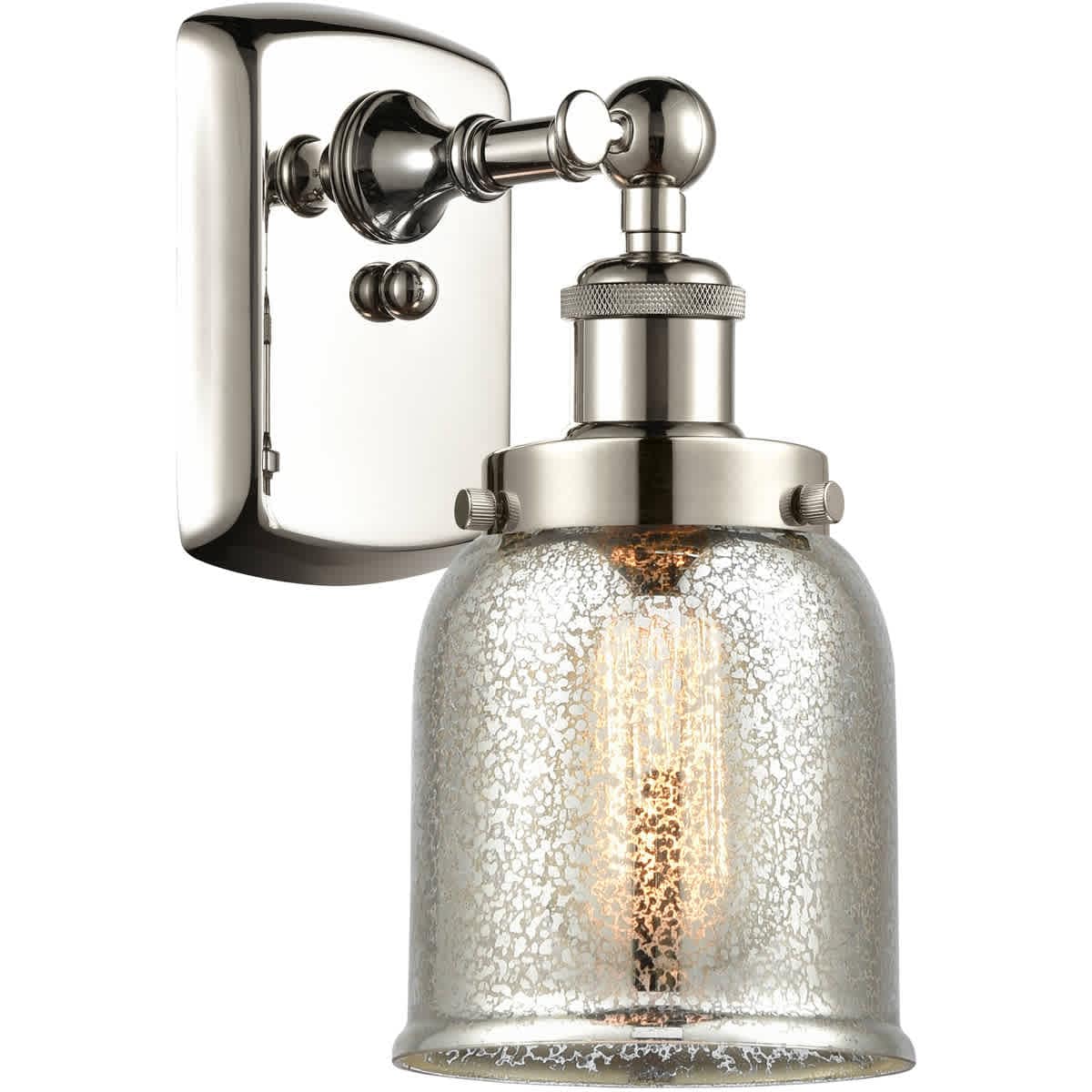 Innovations Lighting  916-1W-PN-G58-LED Ballston Bell Wall Sconce Polished Nickel